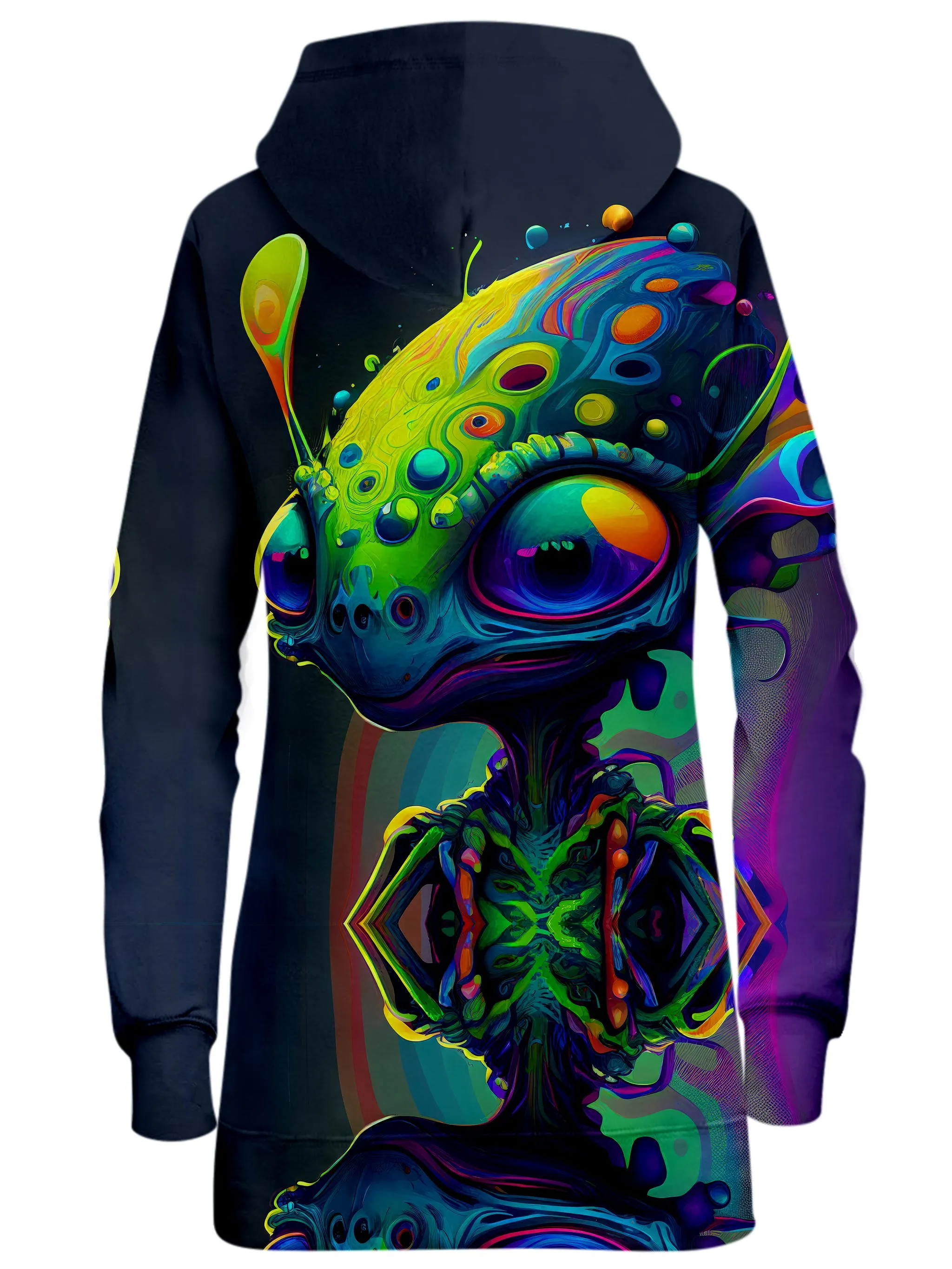 Friendly Visitors Hoodie Dress sold by iEDM product image thumbnail 2