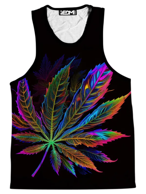 Blacklight Weed Men's Tank sold by iEDM