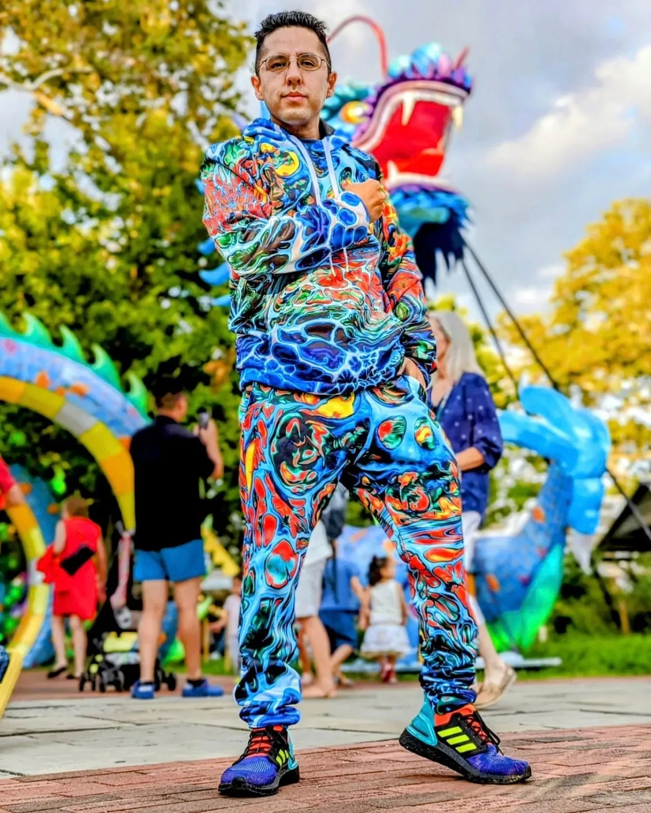 Volcanic Unisex Hoodie sold by iEDM product image thumbnail 2