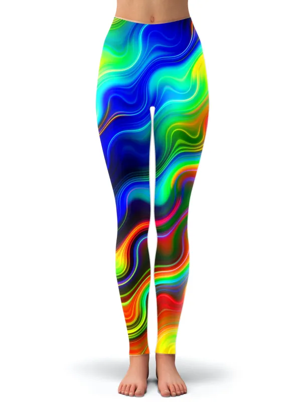 Color Wave Leggings sold by iEDM