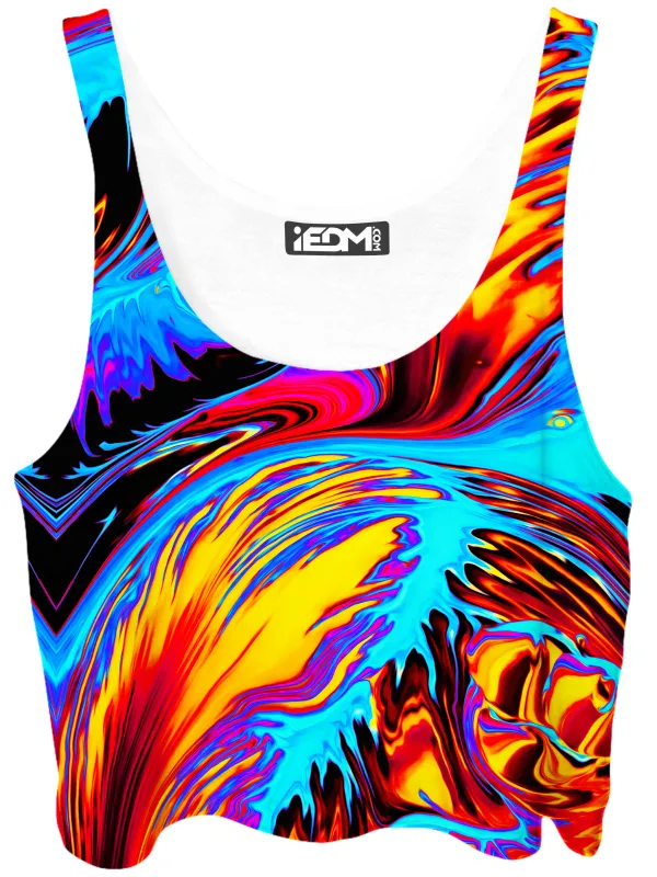 Phoenix Feather Crop Top sold by iEDM