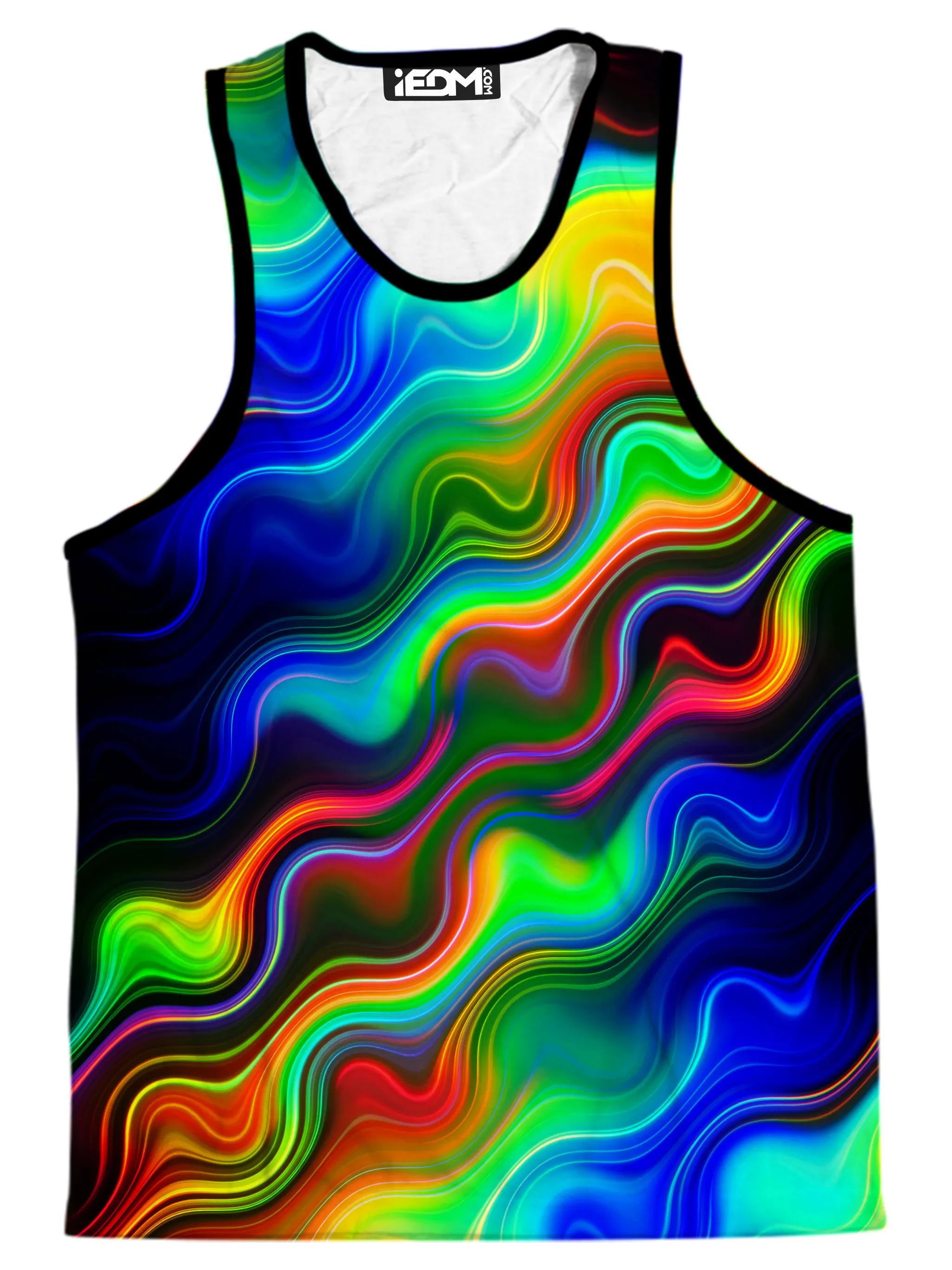 Color Wave Men's Tank sold by iEDM