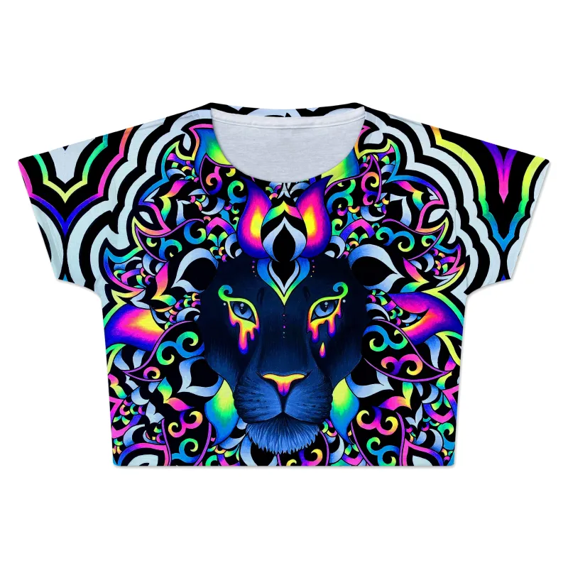 Electric Lion Crop Tee sold by iEDM