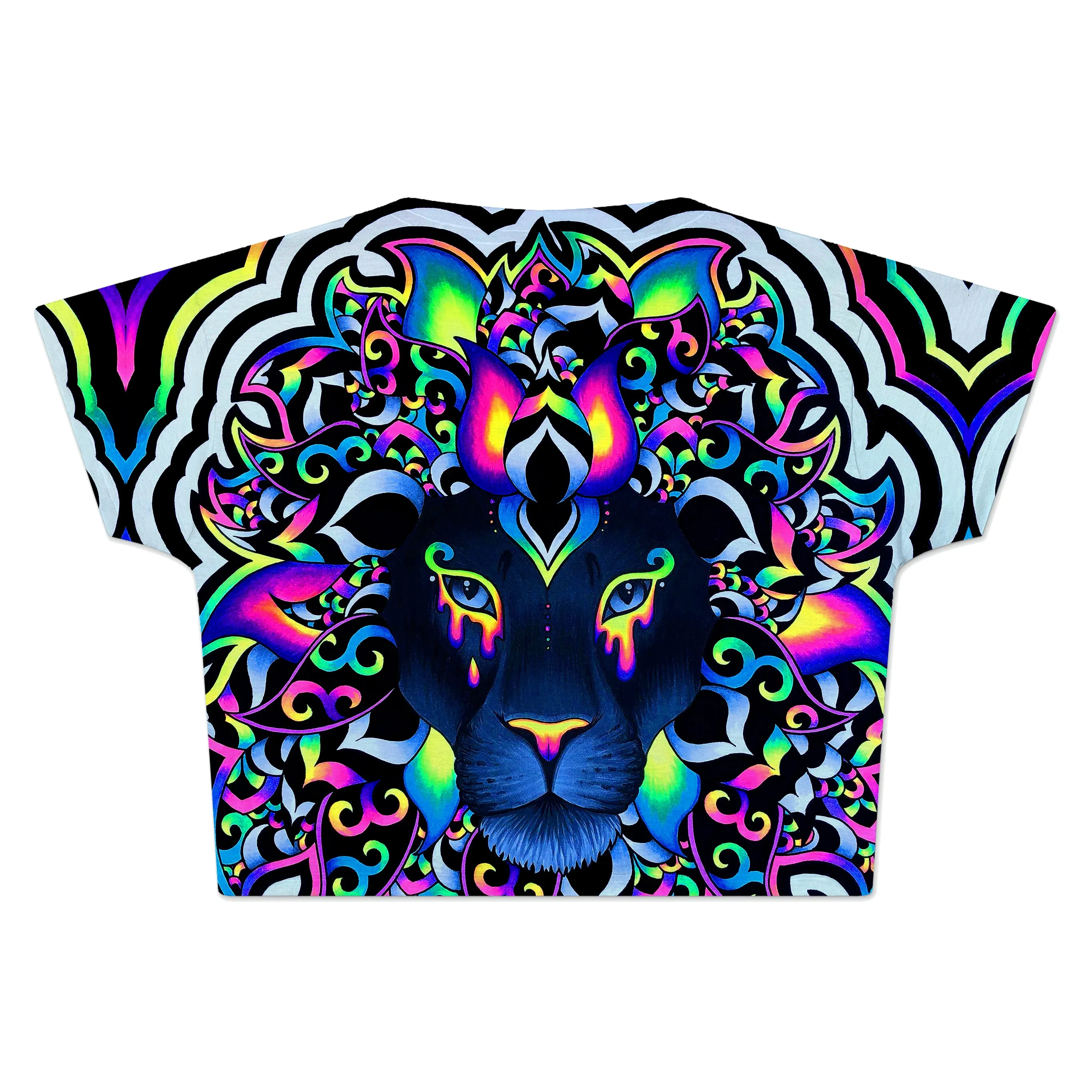 Electric Lion Crop Tee sold by iEDM product image thumbnail 2