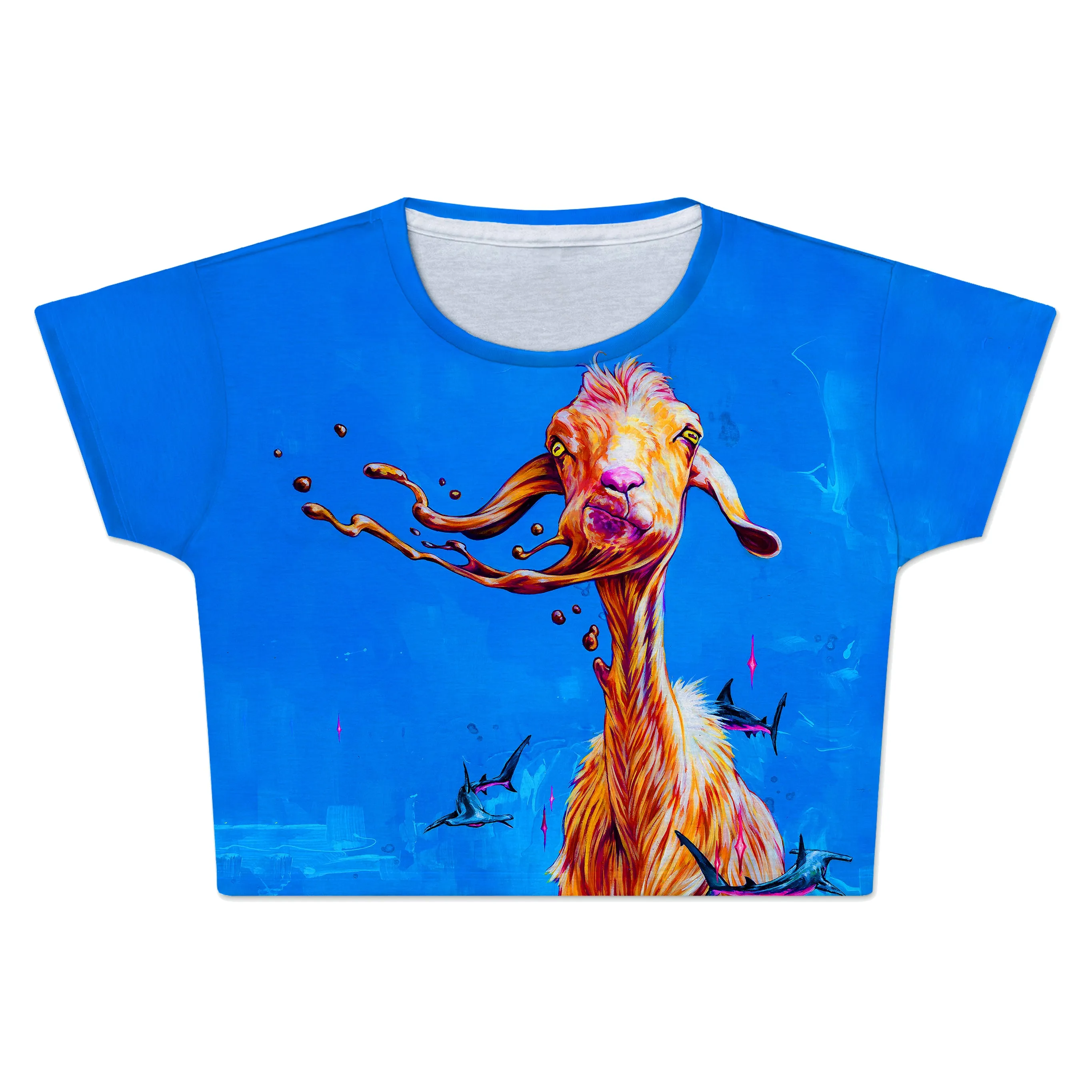 The GOAT Crop Tee sold by iEDM