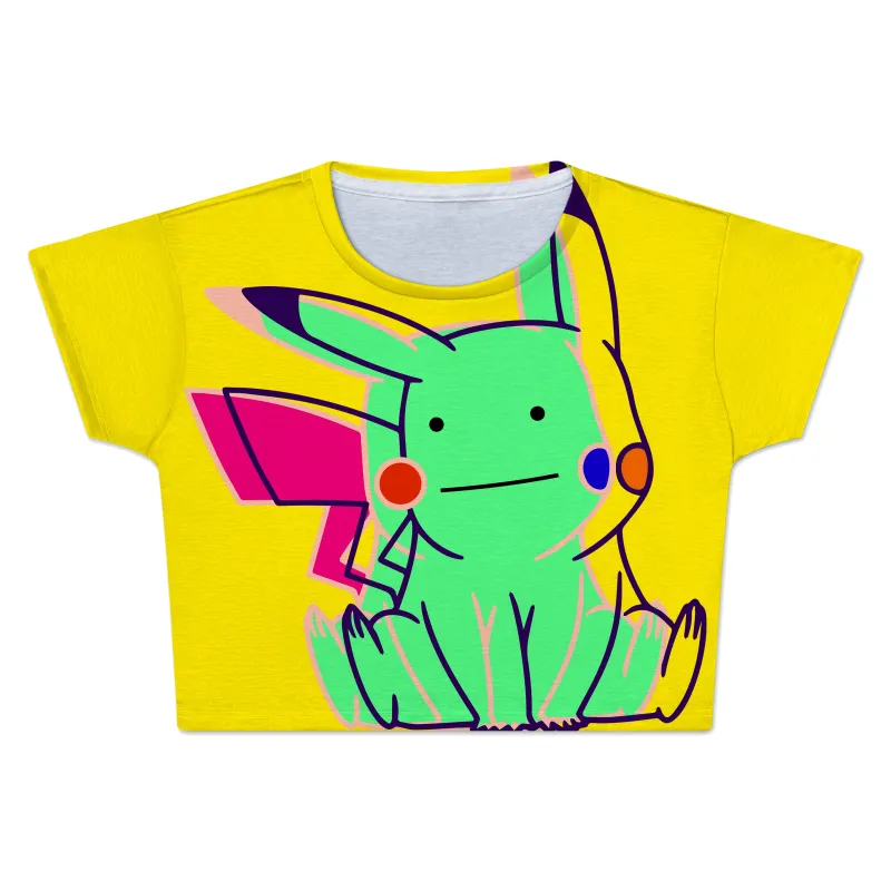 Ditto Pika Crop Tee sold by iEDM