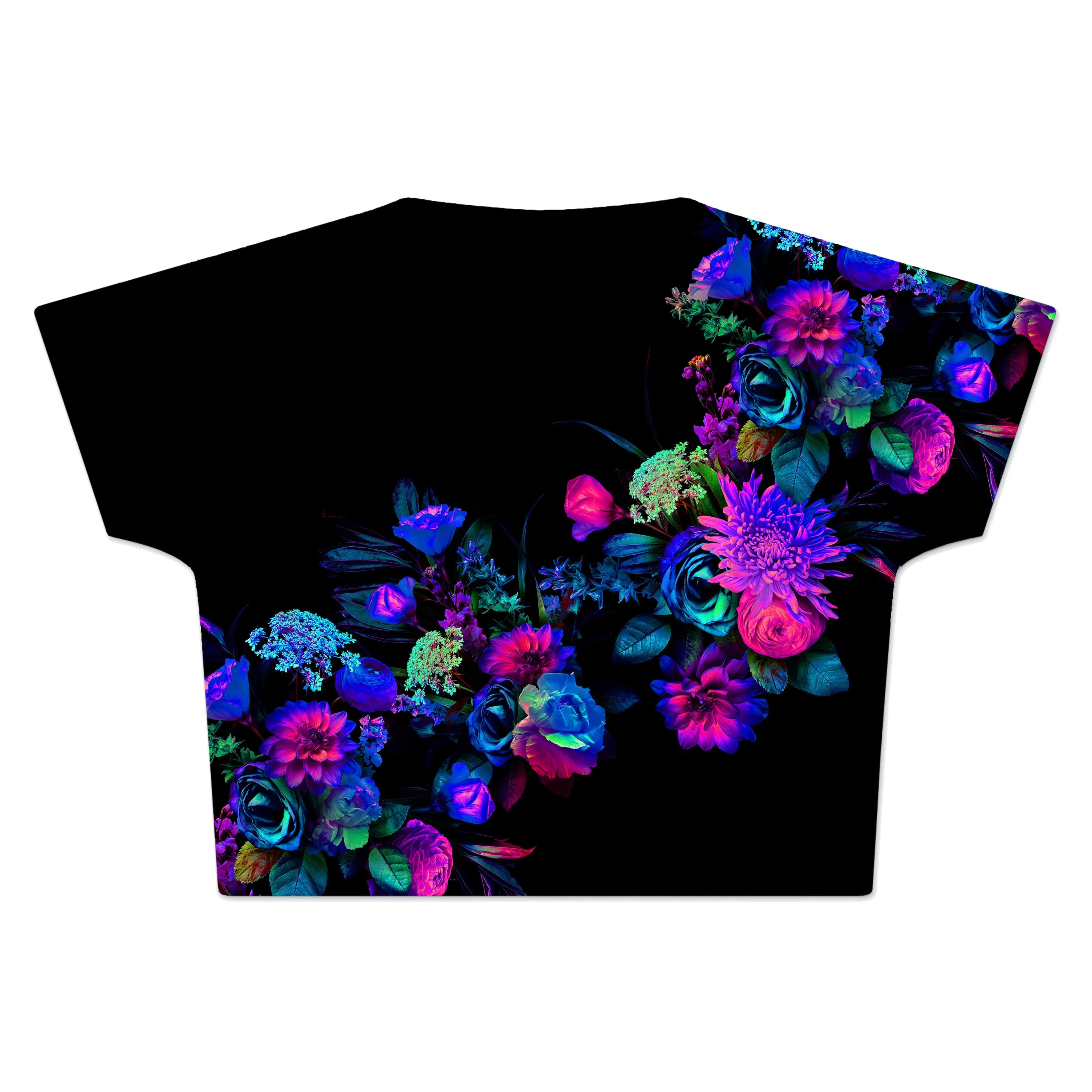 Darkest Bloom Crop Tee sold by iEDM product image thumbnail 2