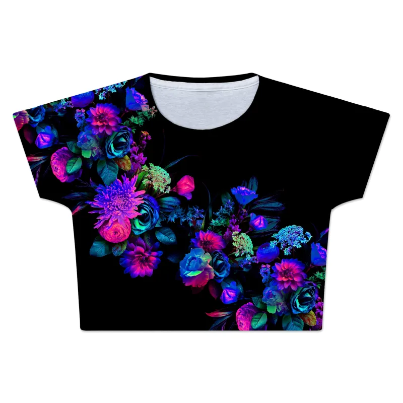 Darkest Bloom Crop Tee sold by iEDM