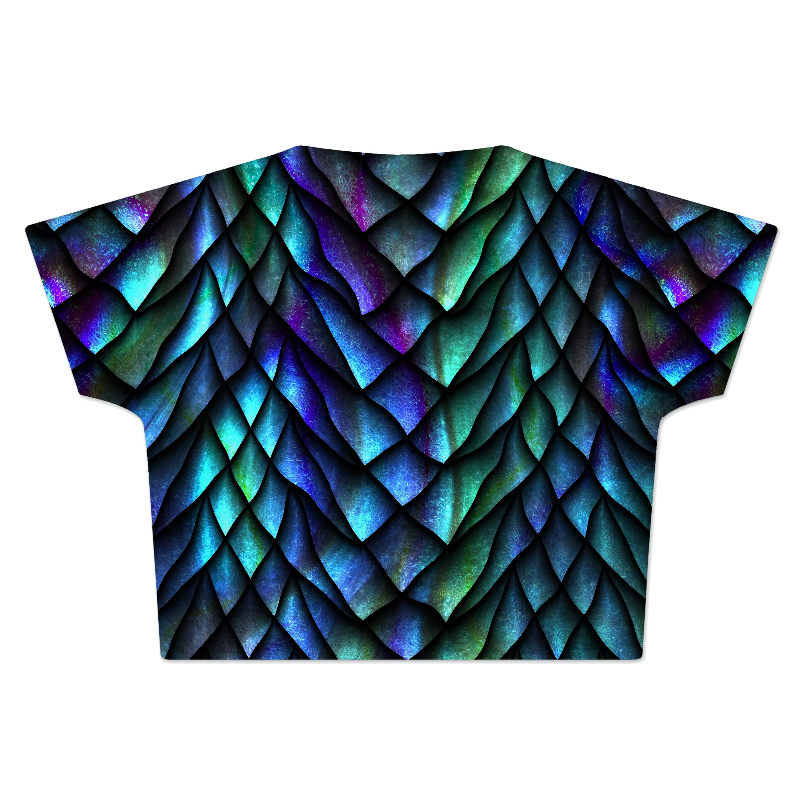 Dosed Dragon Scale Crop Tee sold by iEDM product image thumbnail 2