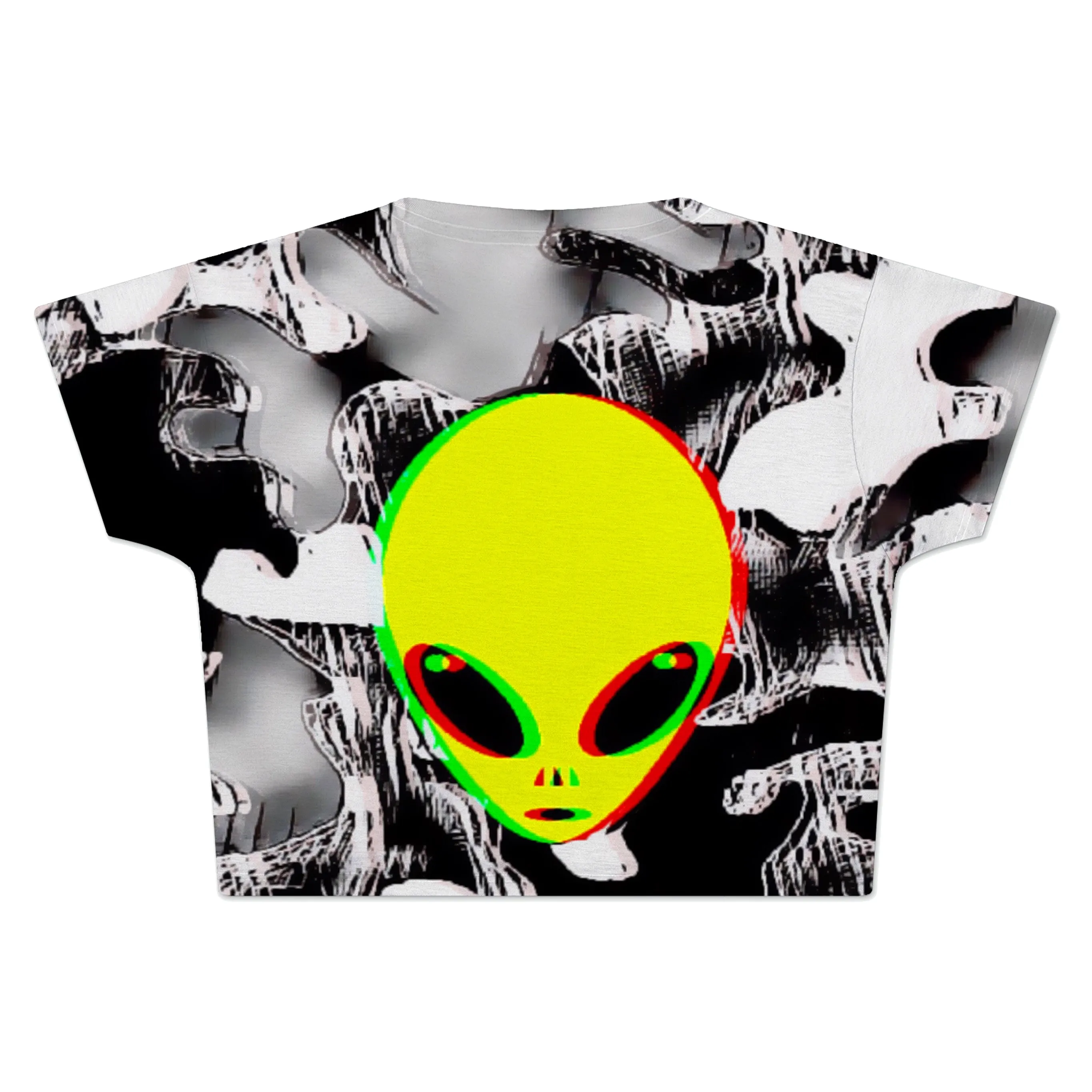 Trippy Alien Crop Tee sold by iEDM product image thumbnail 2
