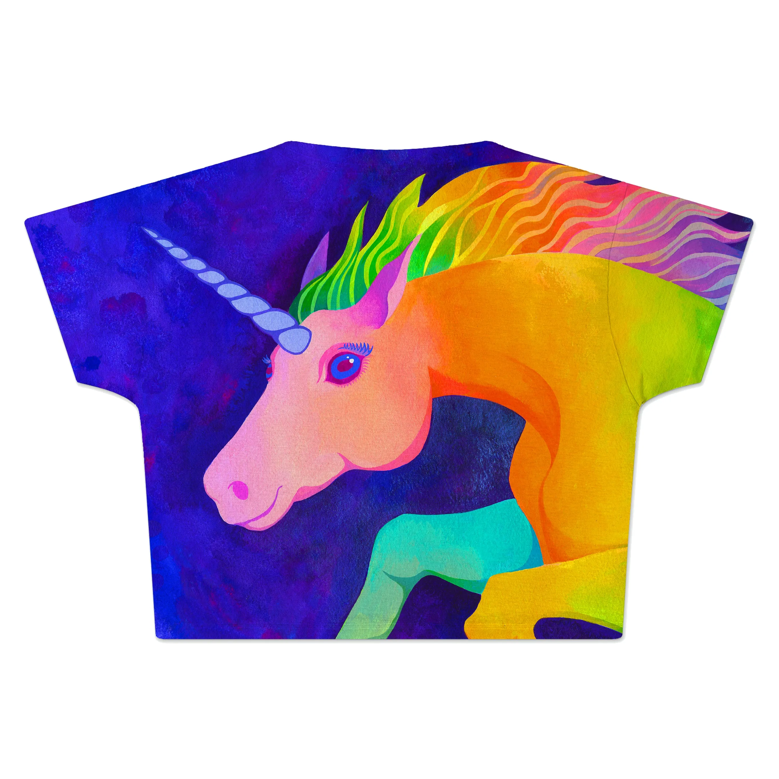 Unicorn Crop Tee sold by iEDM product image thumbnail 2