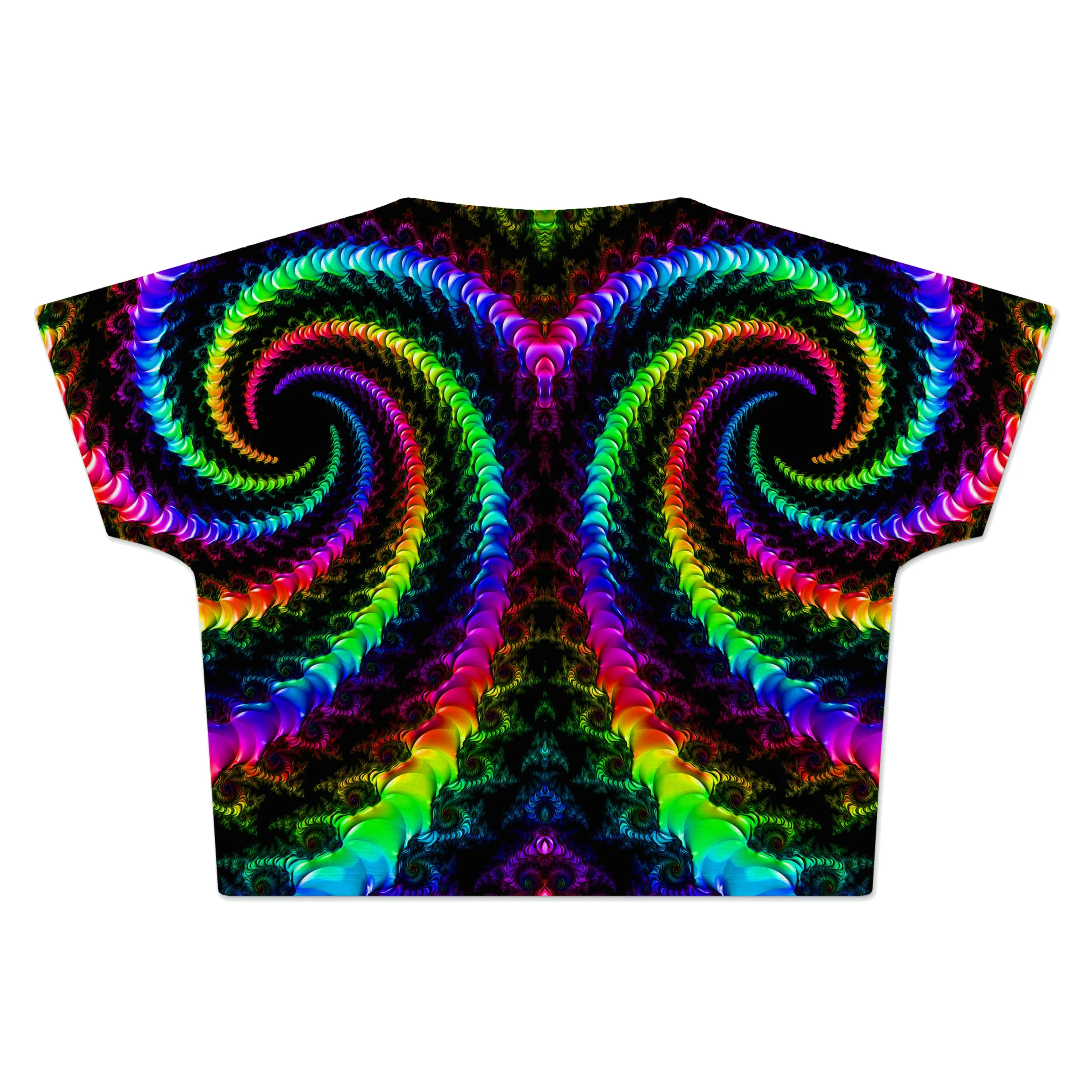 Fractaled Vision Crop Tee sold by iEDM product image thumbnail 2