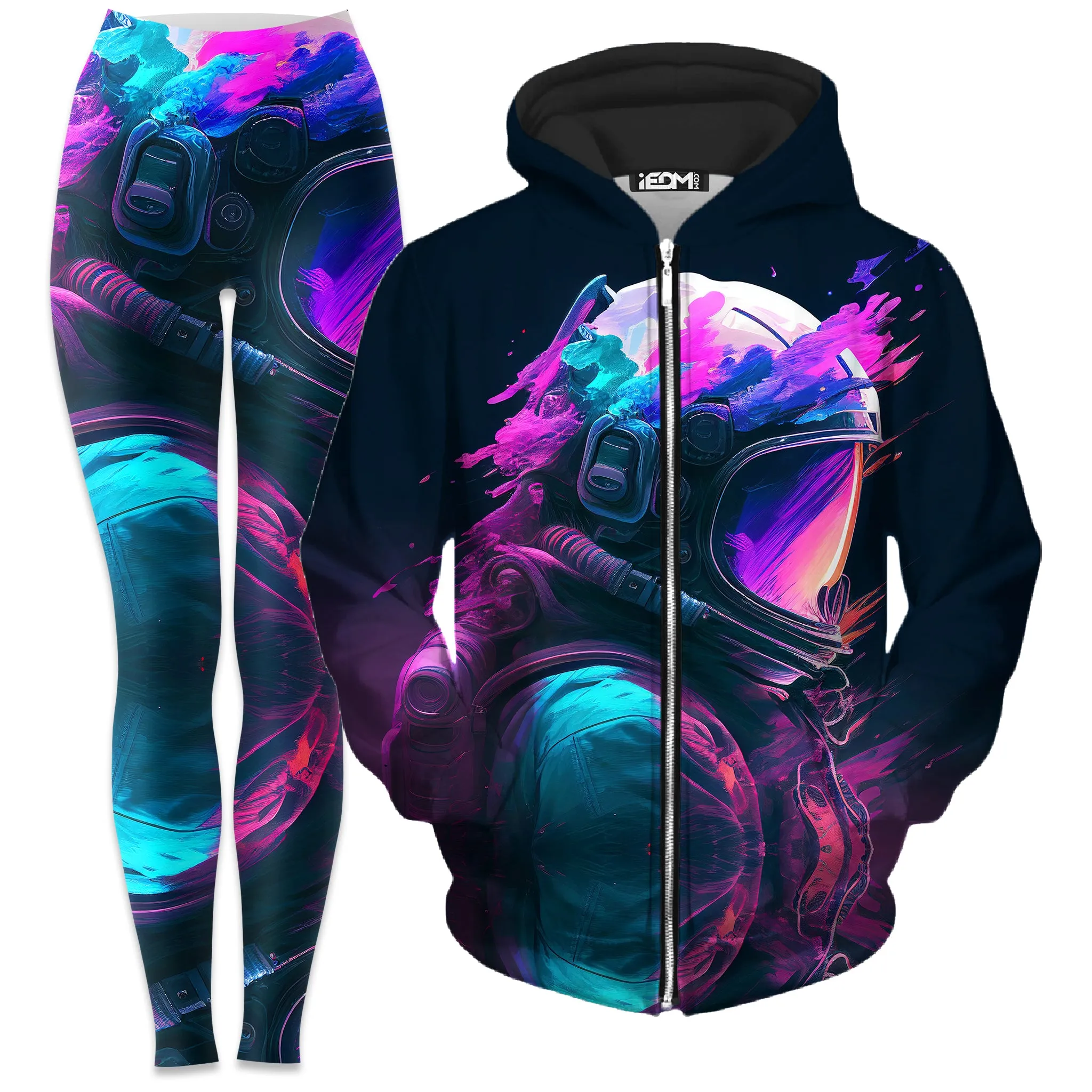 Lightyears Away Zip-Up Hoodie and Leggings Combo sold by iEDM