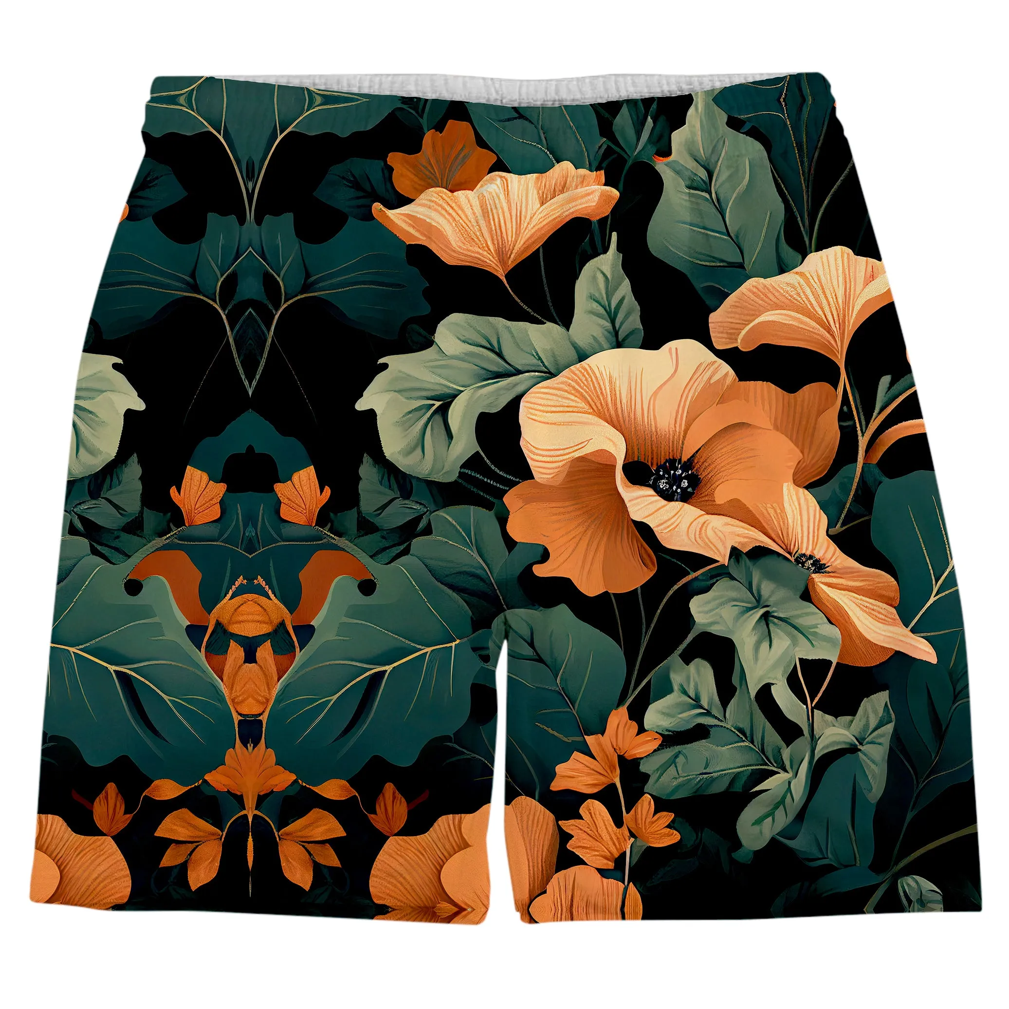 Tangerine Floral Men's Tank and Shorts Combo sold by iEDM product image thumbnail 3