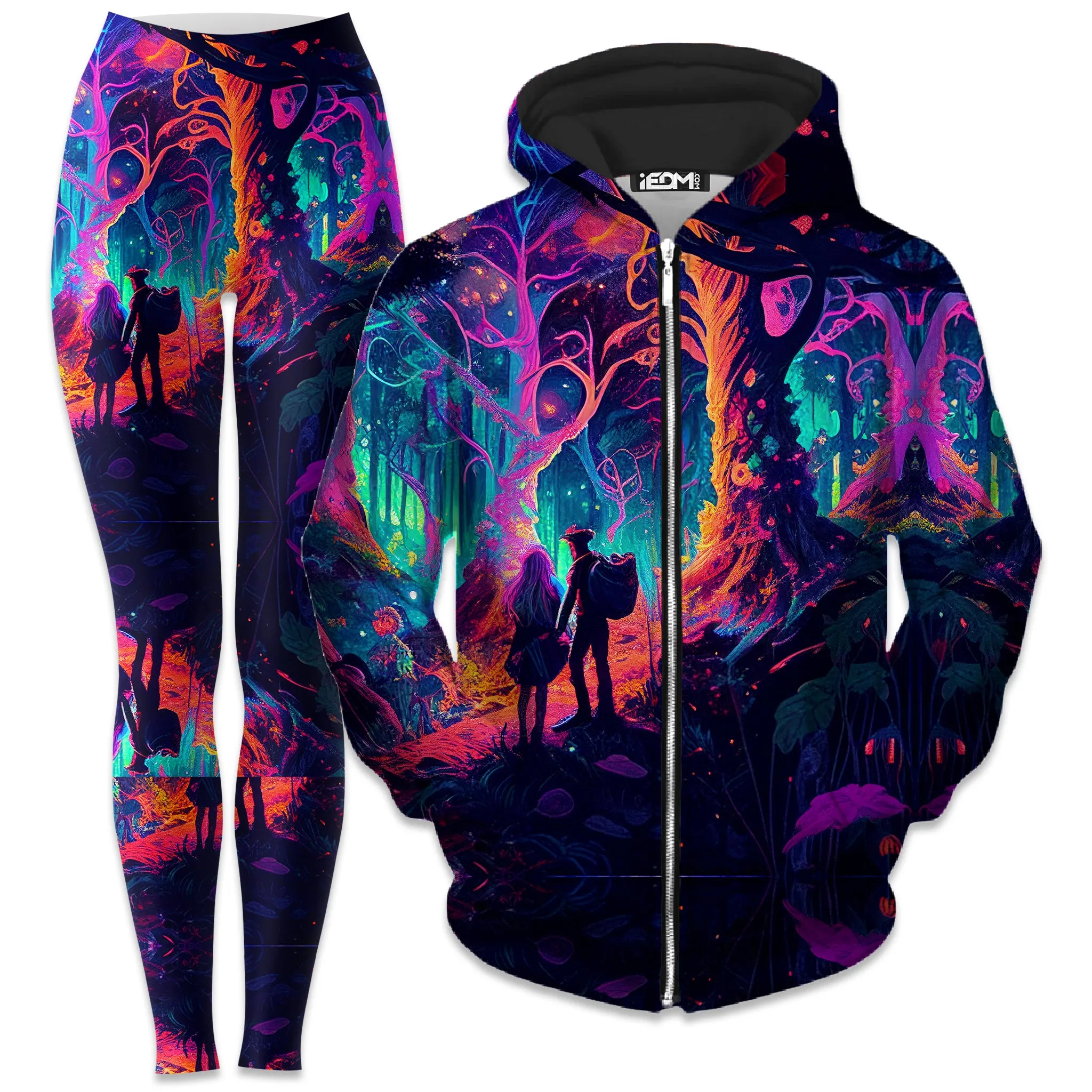 Soulmates Zip-Up Hoodie and Leggings Combo sold by iEDM