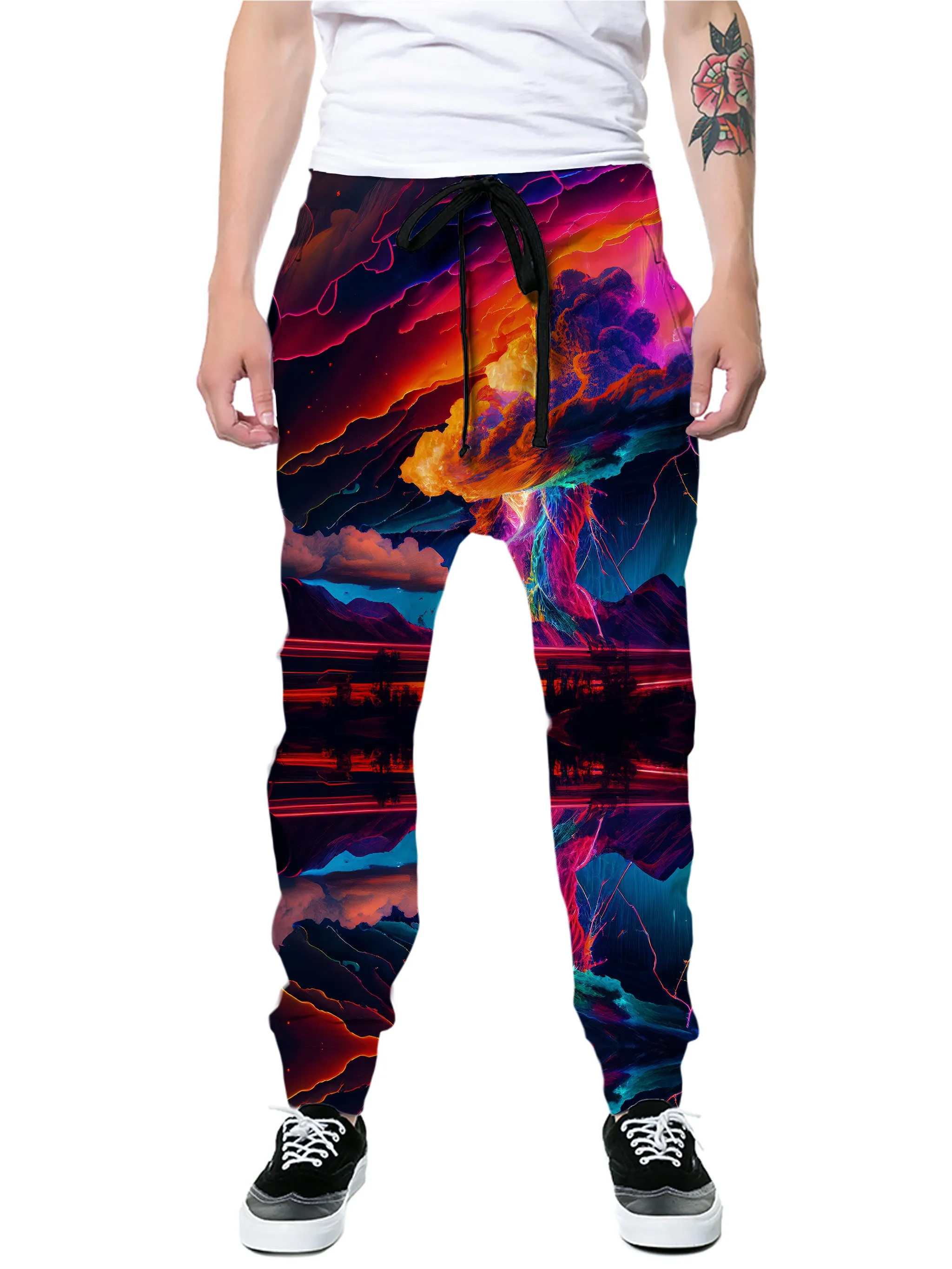 Rainbow Storm T-Shirt and Joggers Combo sold by iEDM product image thumbnail 3