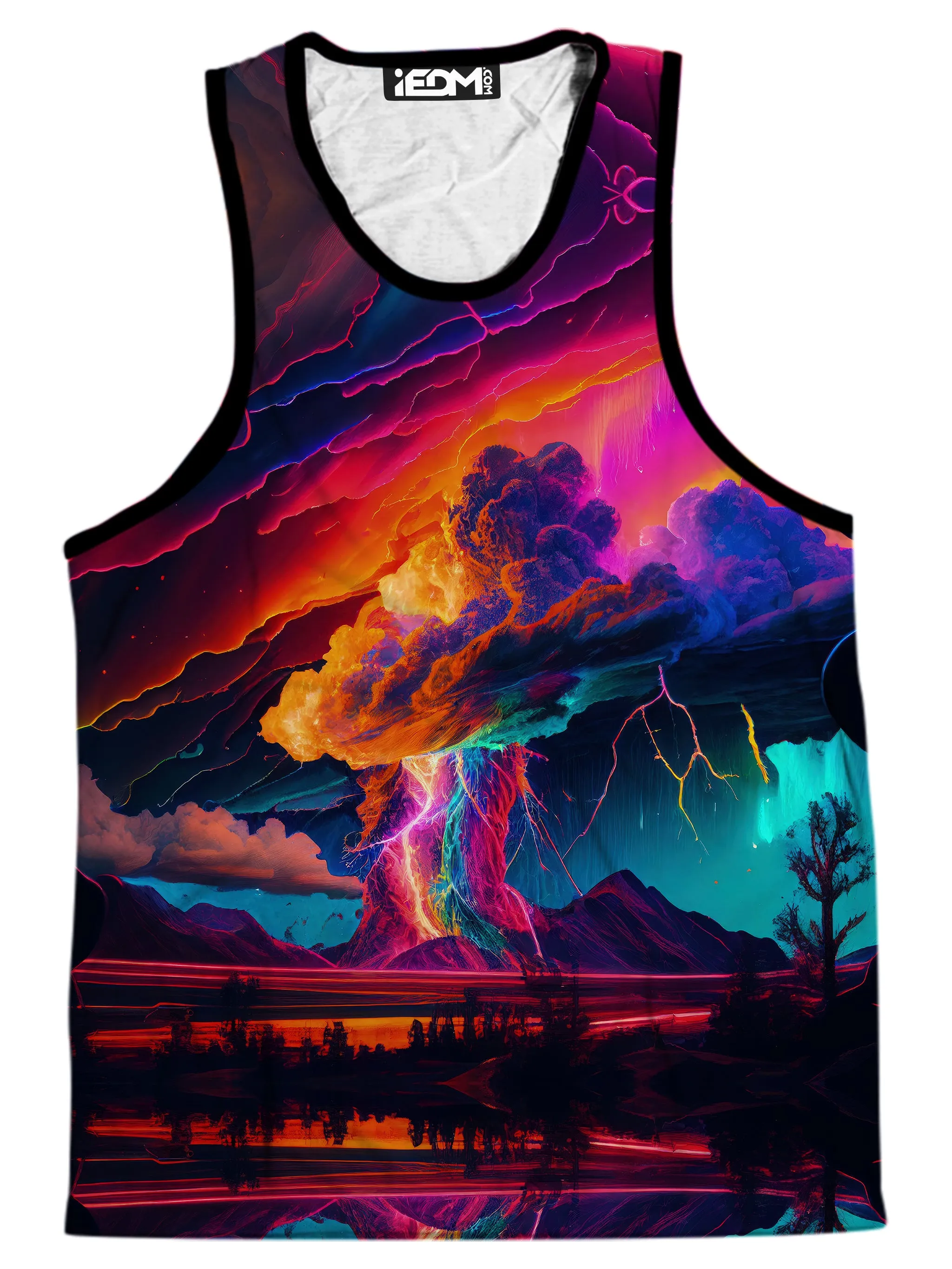 Rainbow Storm Men's Tank and Shorts Combo sold by iEDM product image thumbnail 2