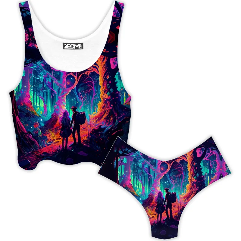 Soulmates Crop Top and Booty Shorts Combo sold by iEDM