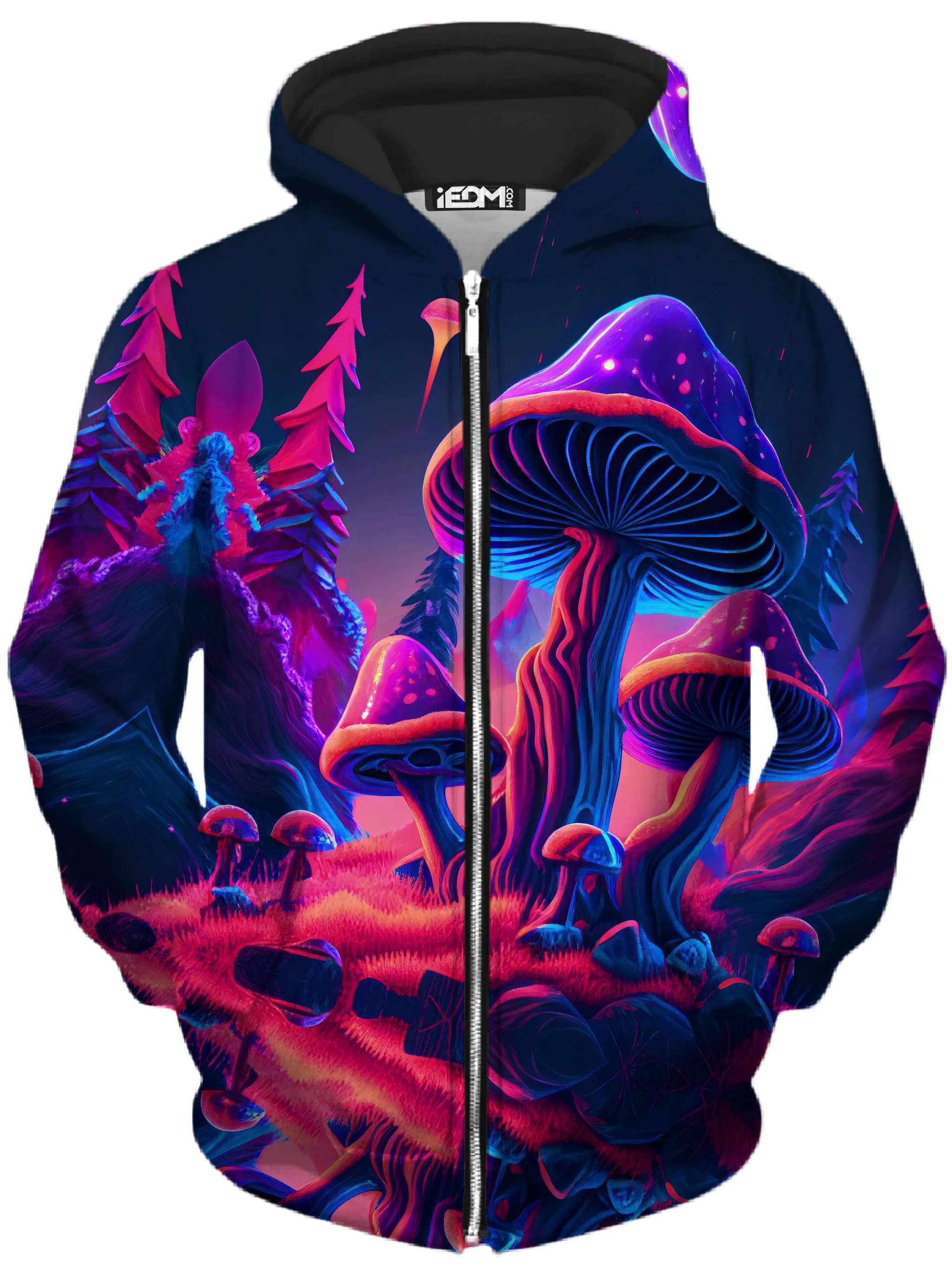 Shroom Trip Zip-Up Hoodie and Leggings Combo sold by iEDM product image thumbnail 2