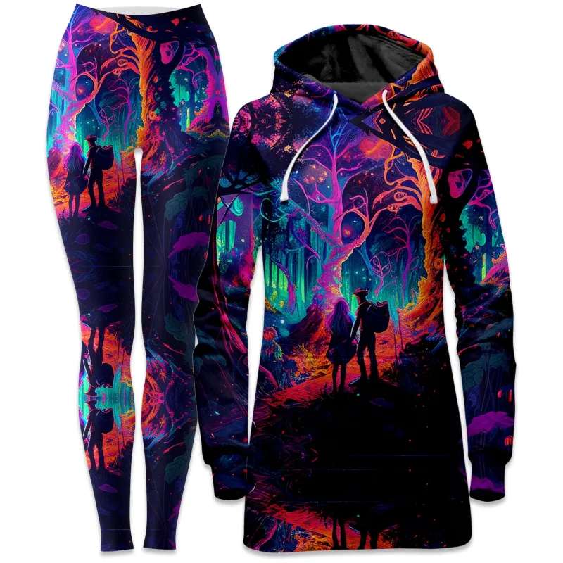 Soulmates Hoodie Dress and Leggings Combo sold by iEDM