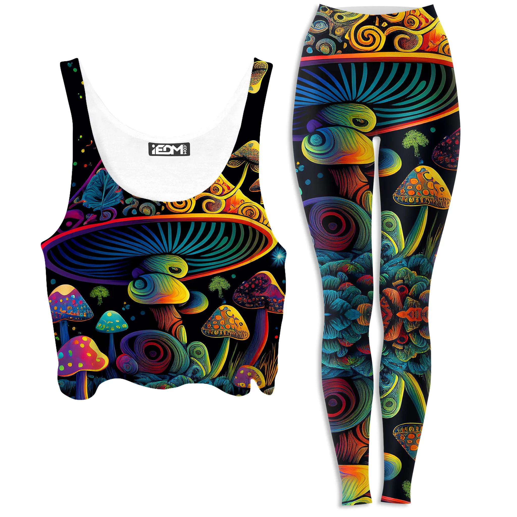 Shroom Melt Crop Top and Leggings Combo sold by iEDM