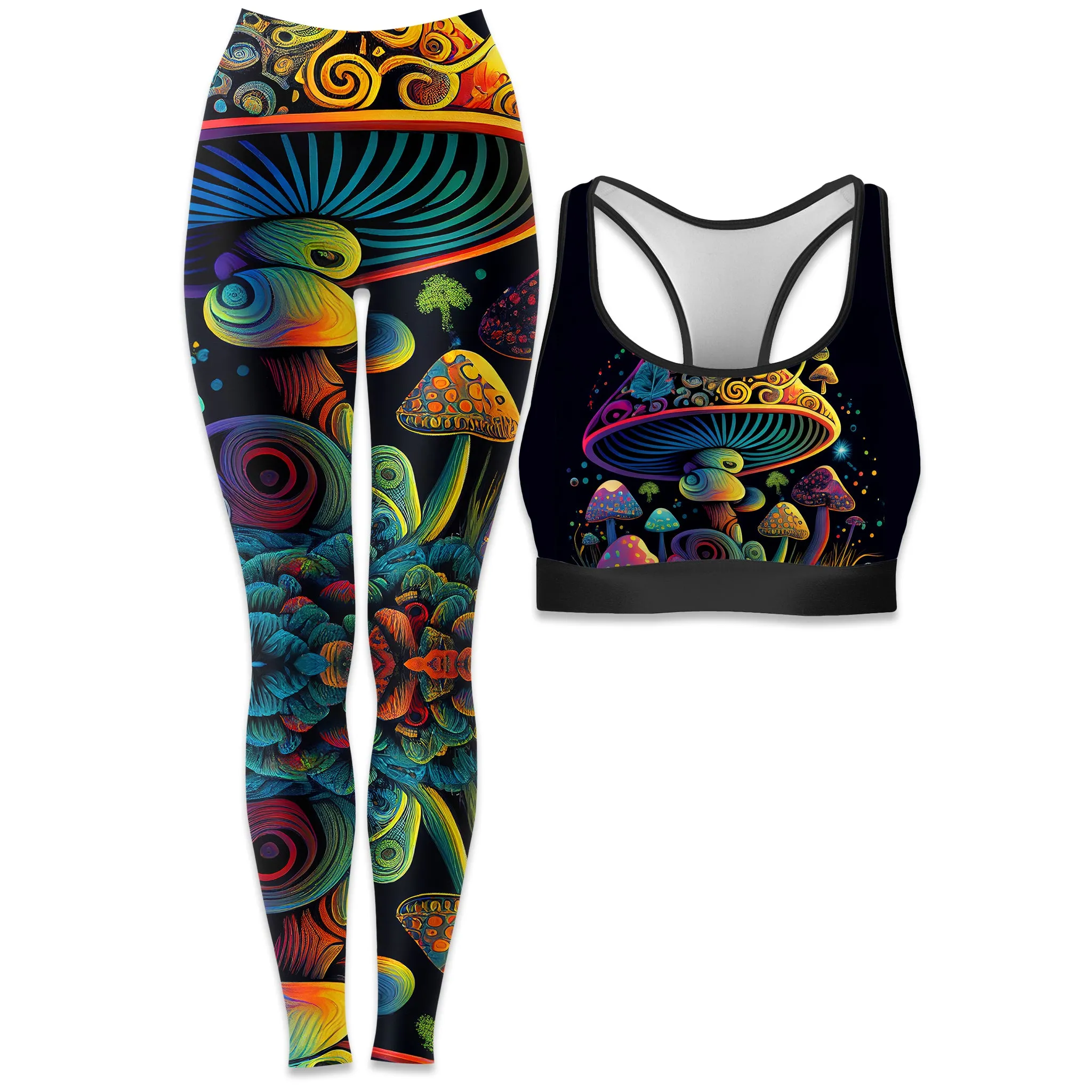 Shroom Melt Rave Bra and Leggings Combo sold by iEDM
