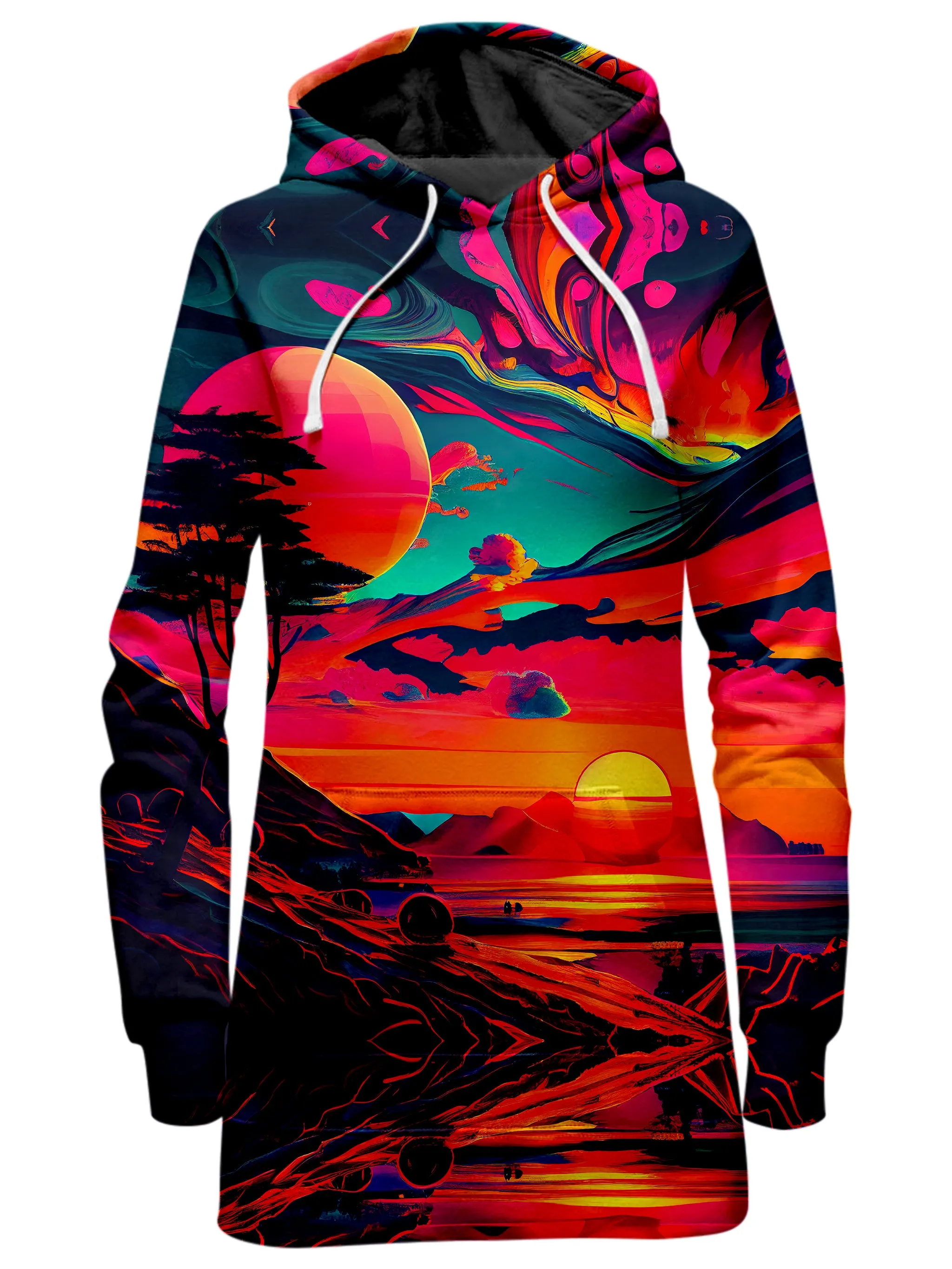 Sunset Melt Hoodie Dress and Leggings Combo sold by iEDM product image thumbnail 2