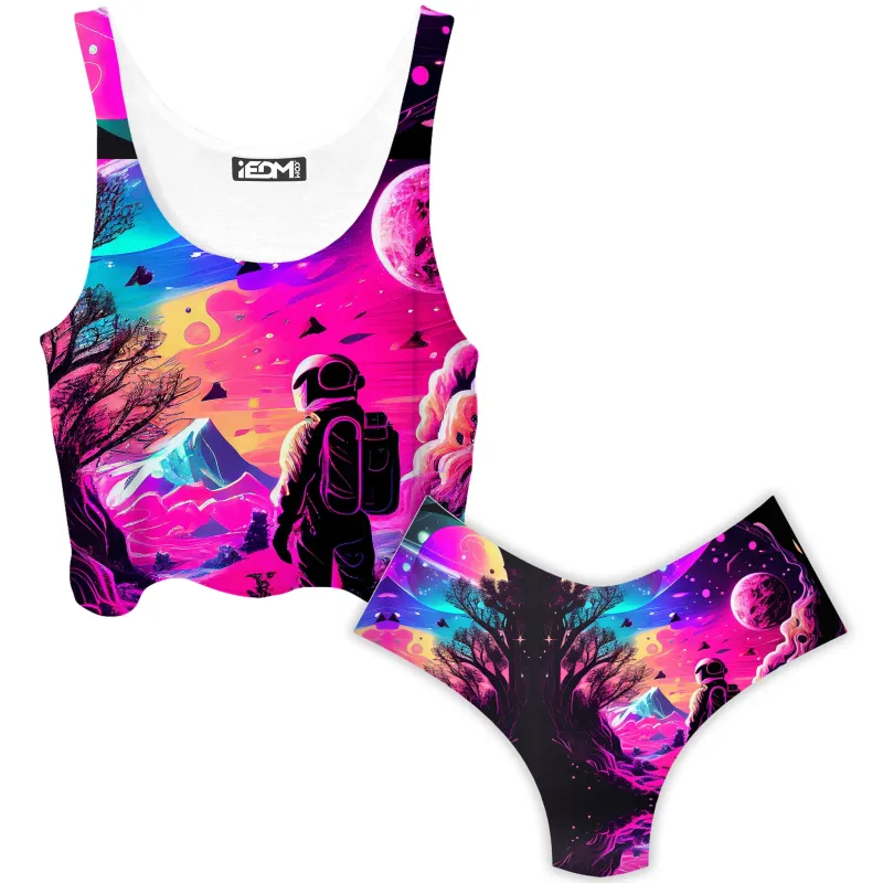 Metasphere Crop Top and Booty Shorts Combo sold by iEDM