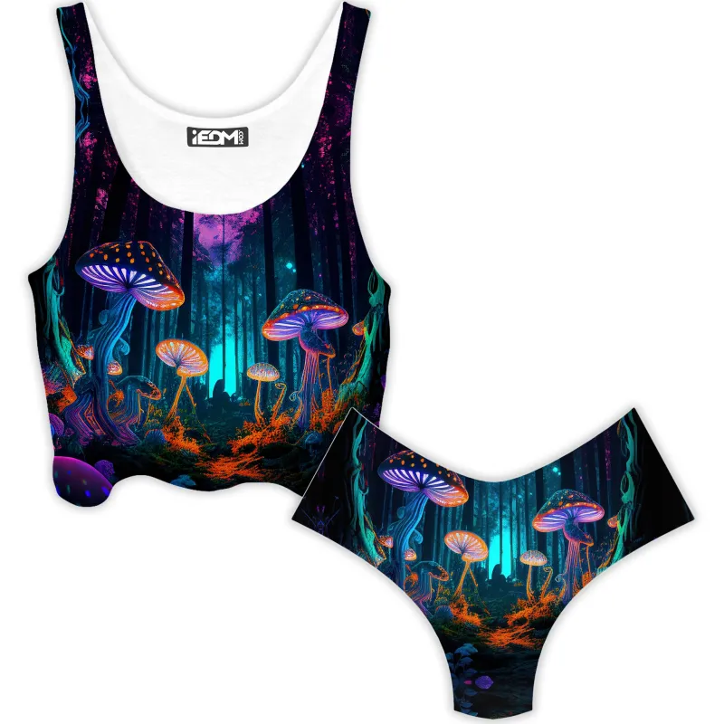 Natures Medicine Crop Top and Booty Shorts Combo sold by iEDM