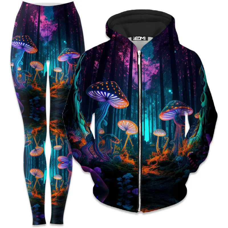 Natures Medicine Zip-Up Hoodie and Leggings Combo sold by iEDM