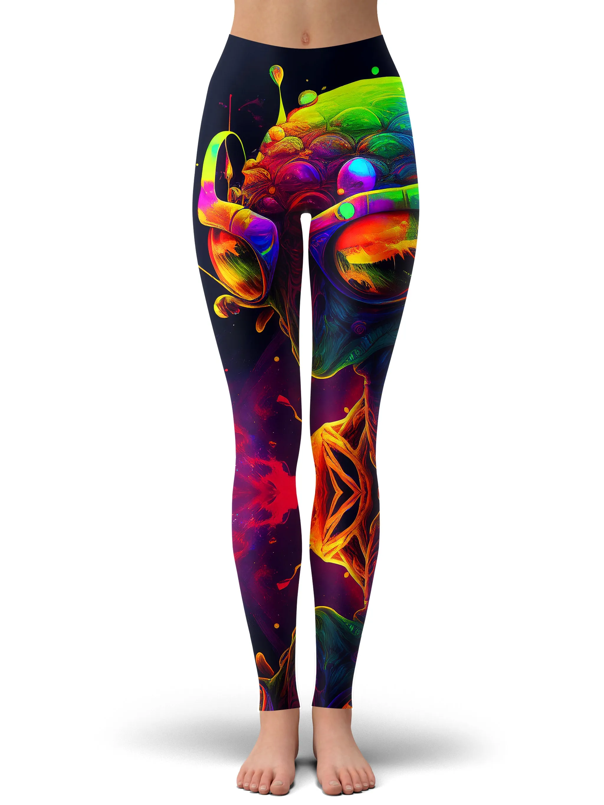Psychedelic Alien Rave Bra and Leggings Combo sold by iEDM product image thumbnail 3