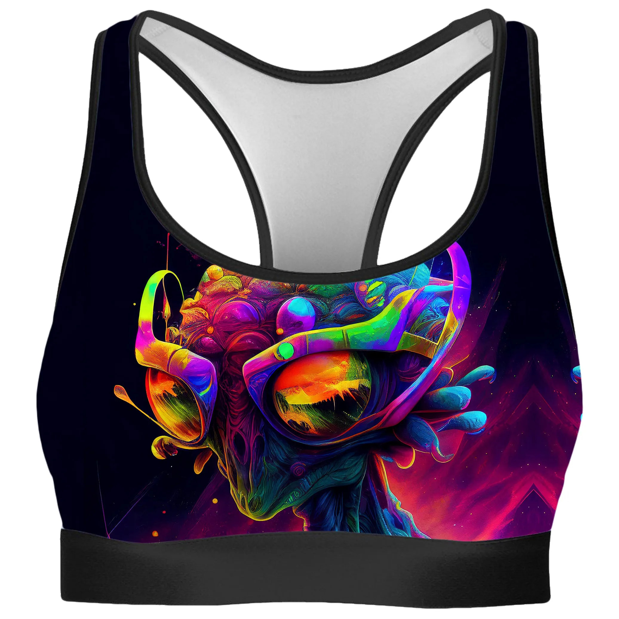 Psychedelic Alien Rave Bra and Leggings Combo sold by iEDM product image thumbnail 2