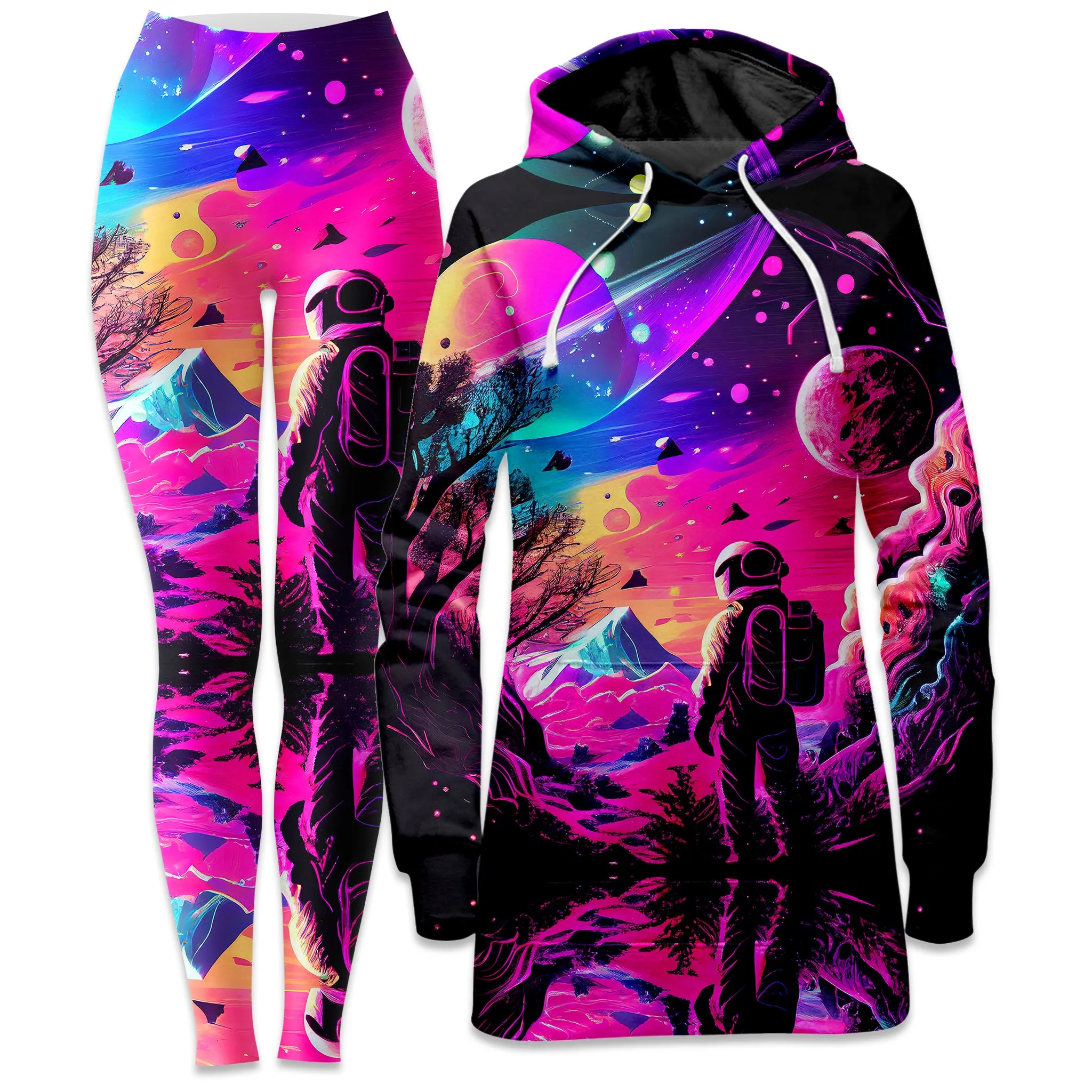 Metasphere Hoodie Dress and Leggings Combo sold by iEDM