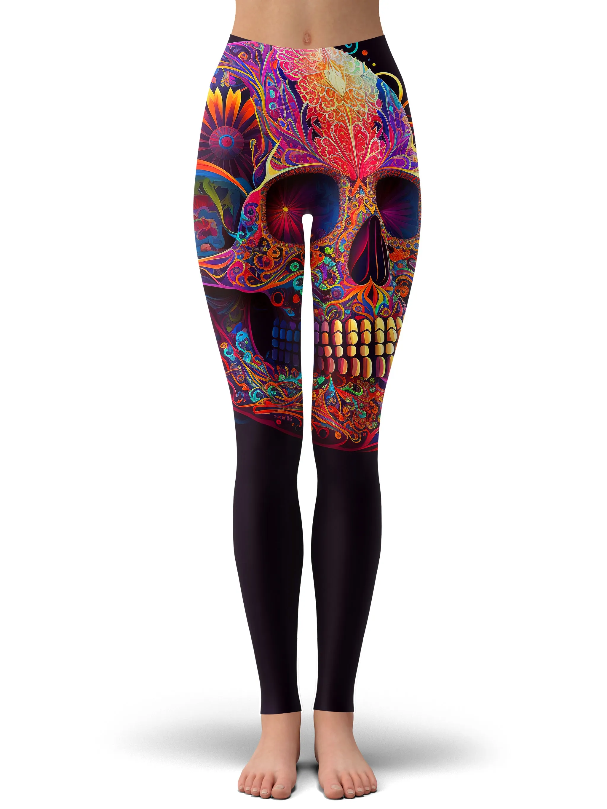 DOTD Skull Hoodie Dress and Leggings Combo sold by iEDM product image thumbnail 3