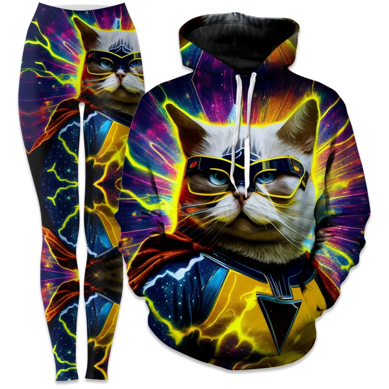 Cat Hero Hoodie and Leggings Combo sold by iEDM