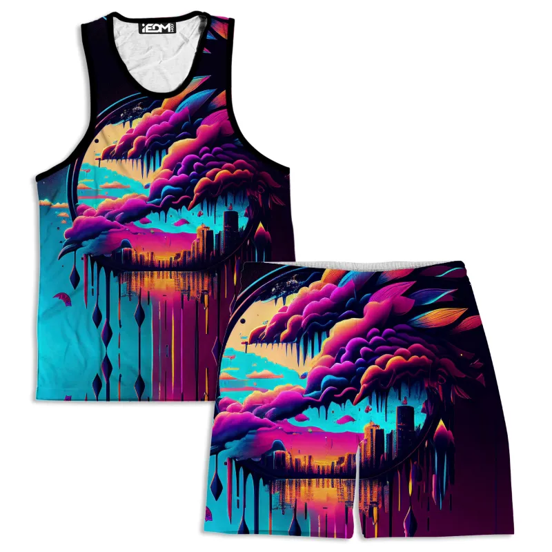 Distant Memory Men's Tank and Shorts Combo sold by iEDM
