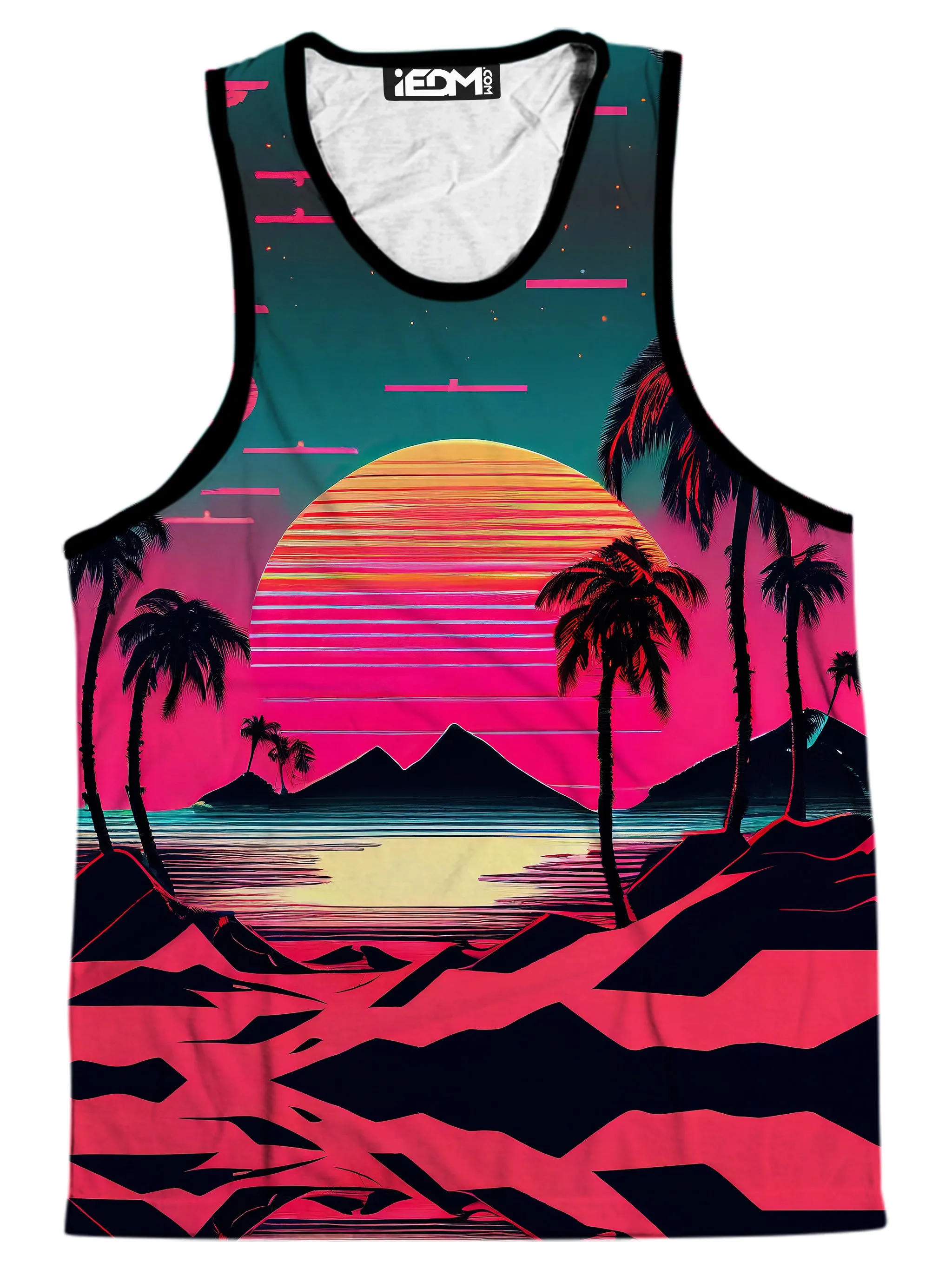 Beach Sunset Men's Tank and Shorts Combo sold by iEDM product image thumbnail 2