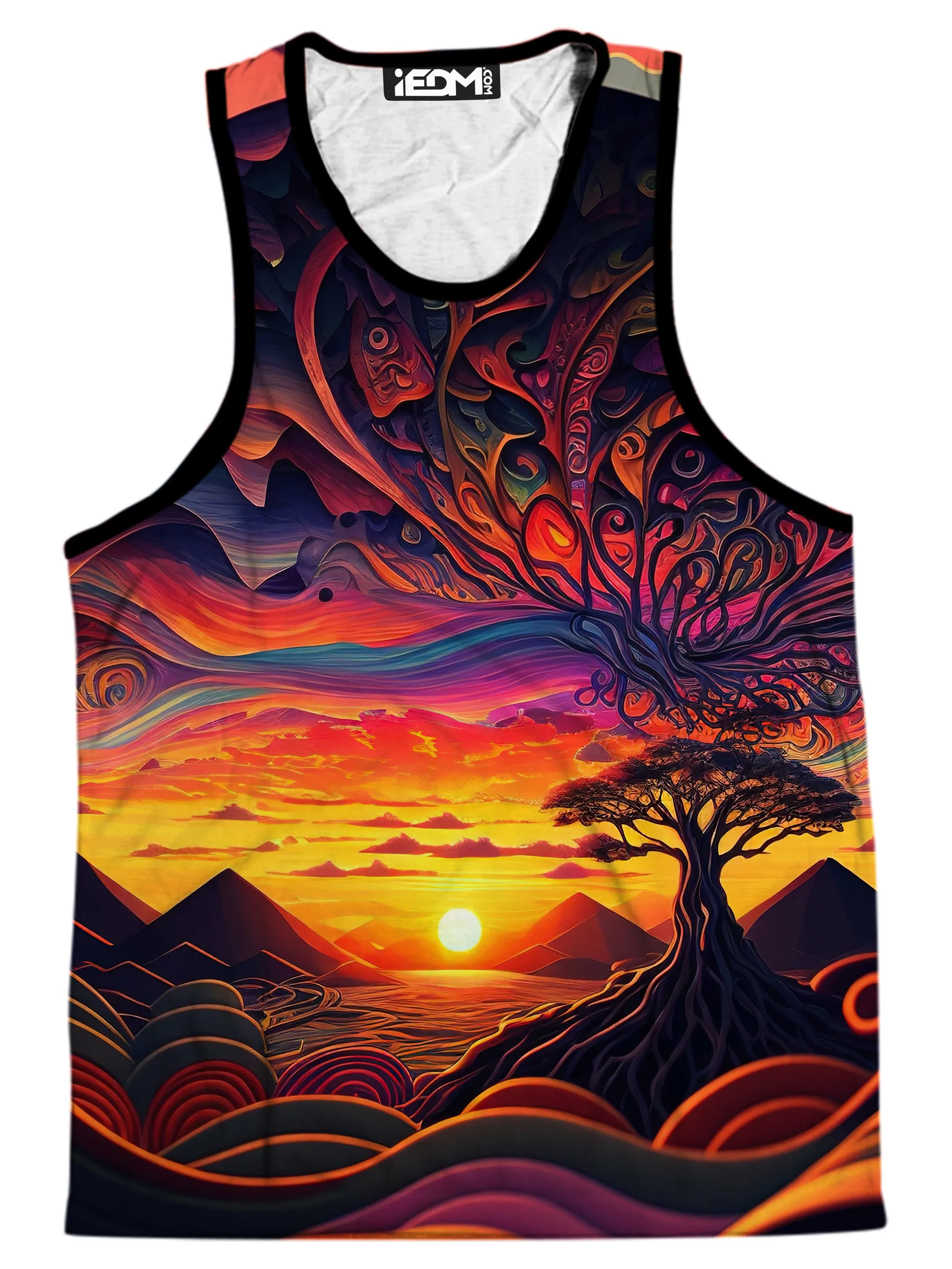Acid Sunset Men's Tank and Shorts Combo sold by iEDM product image thumbnail 2