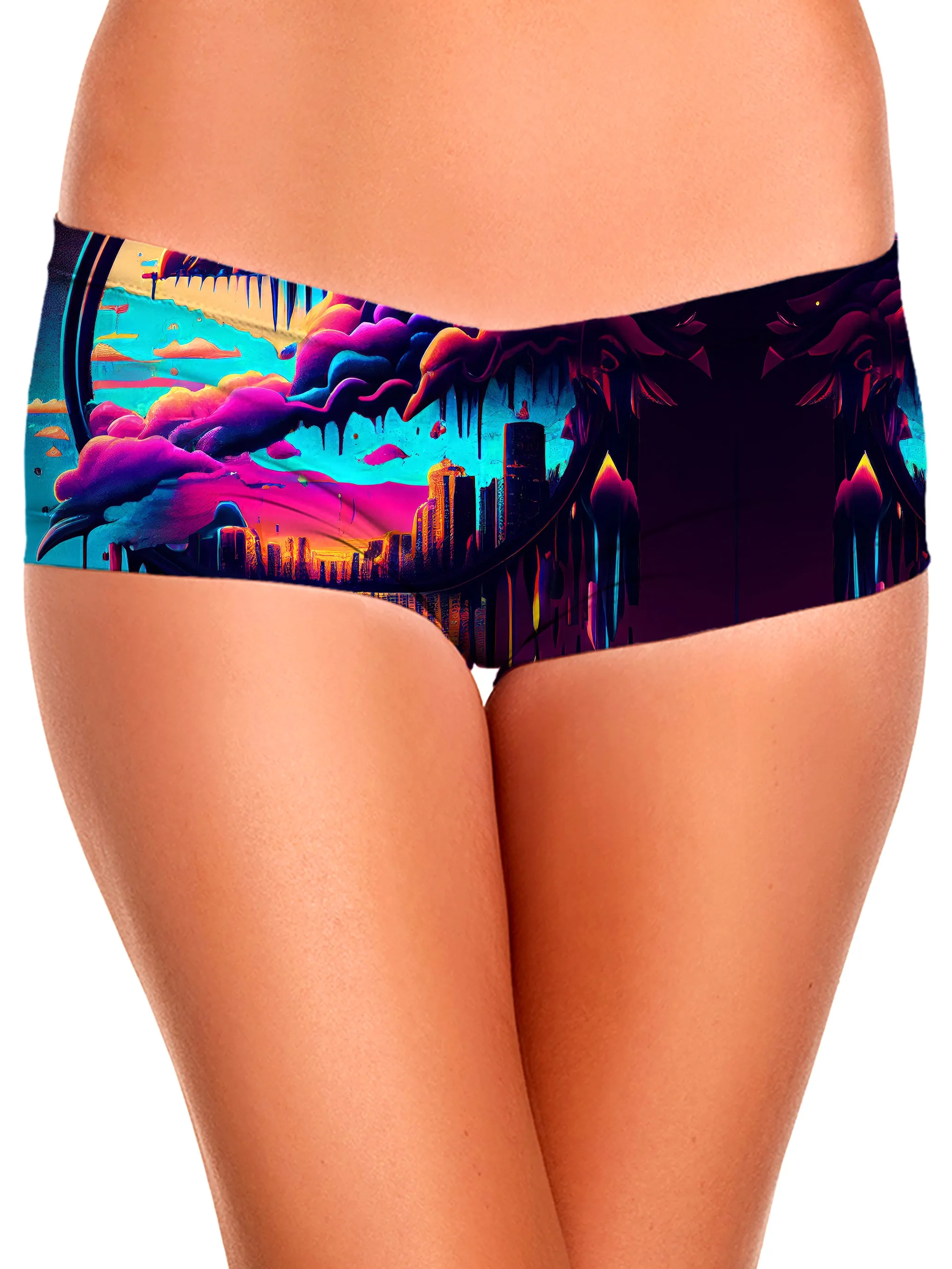 Distant Memory Crop Top and Booty Shorts Combo sold by iEDM product image thumbnail 3