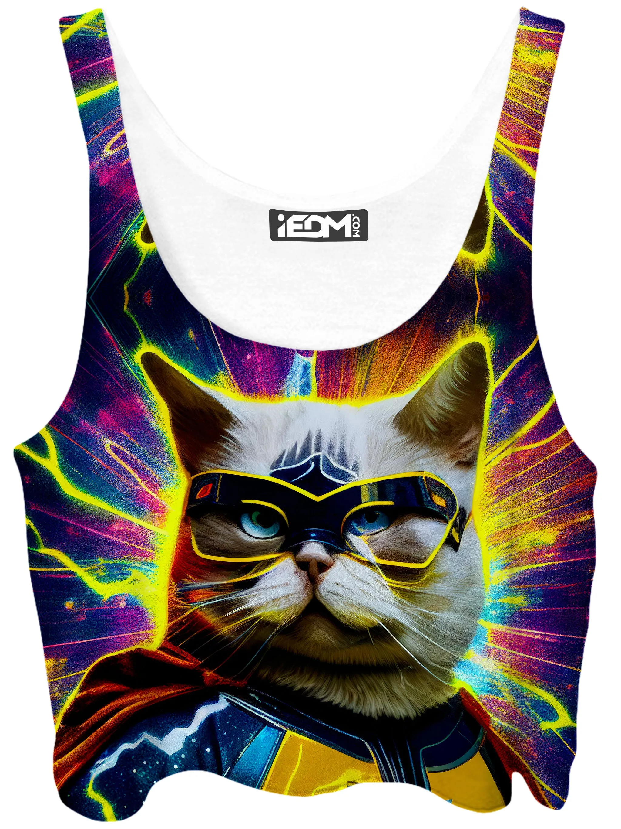 Cat Hero Crop Top and Booty Shorts Combo sold by iEDM product image thumbnail 2