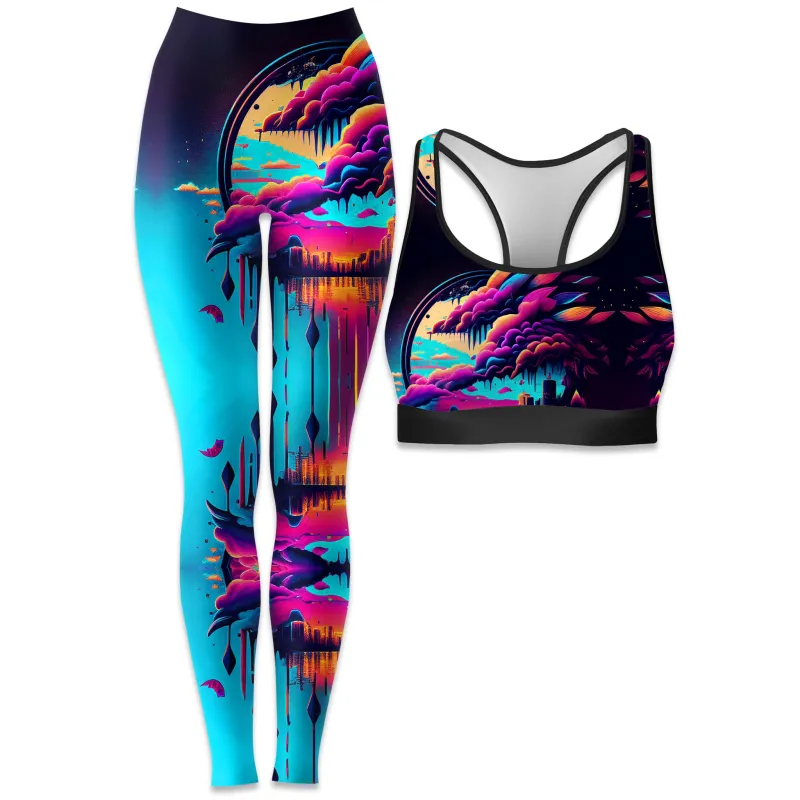 Distant Memory Rave Bra and Leggings Combo sold by iEDM