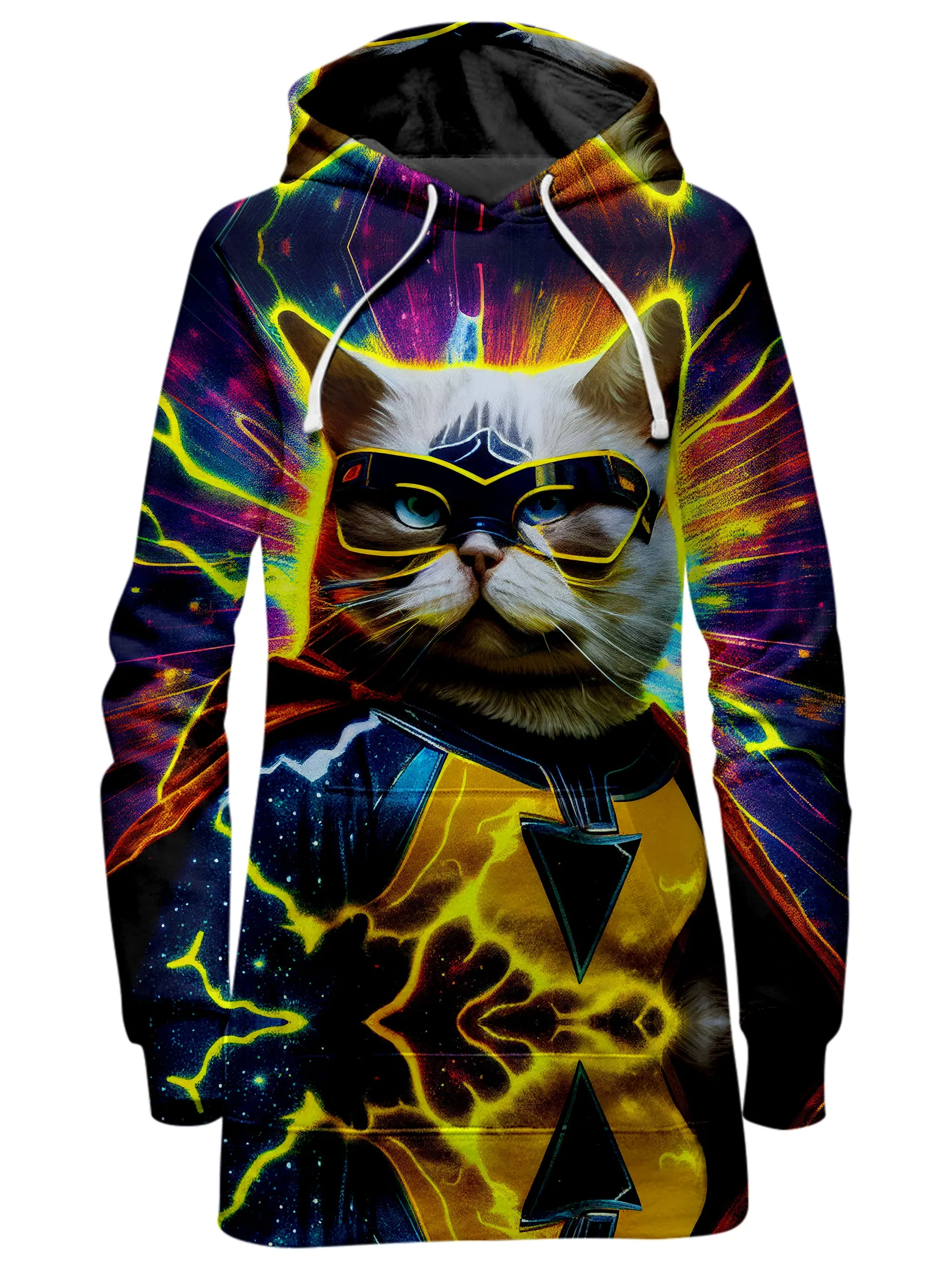 Cat Hero Hoodie Dress and Leggings Combo sold by iEDM product image thumbnail 2