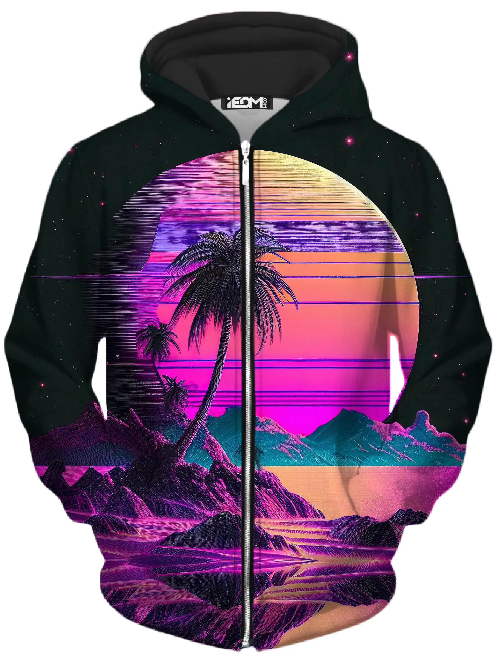 Vapor Solar System Zip-Up Hoodie and Joggers Combo sold by iEDM product image thumbnail 2
