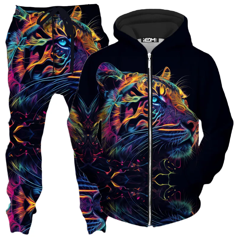 Tigre Realm Zip-Up Hoodie and Joggers Combo sold by iEDM