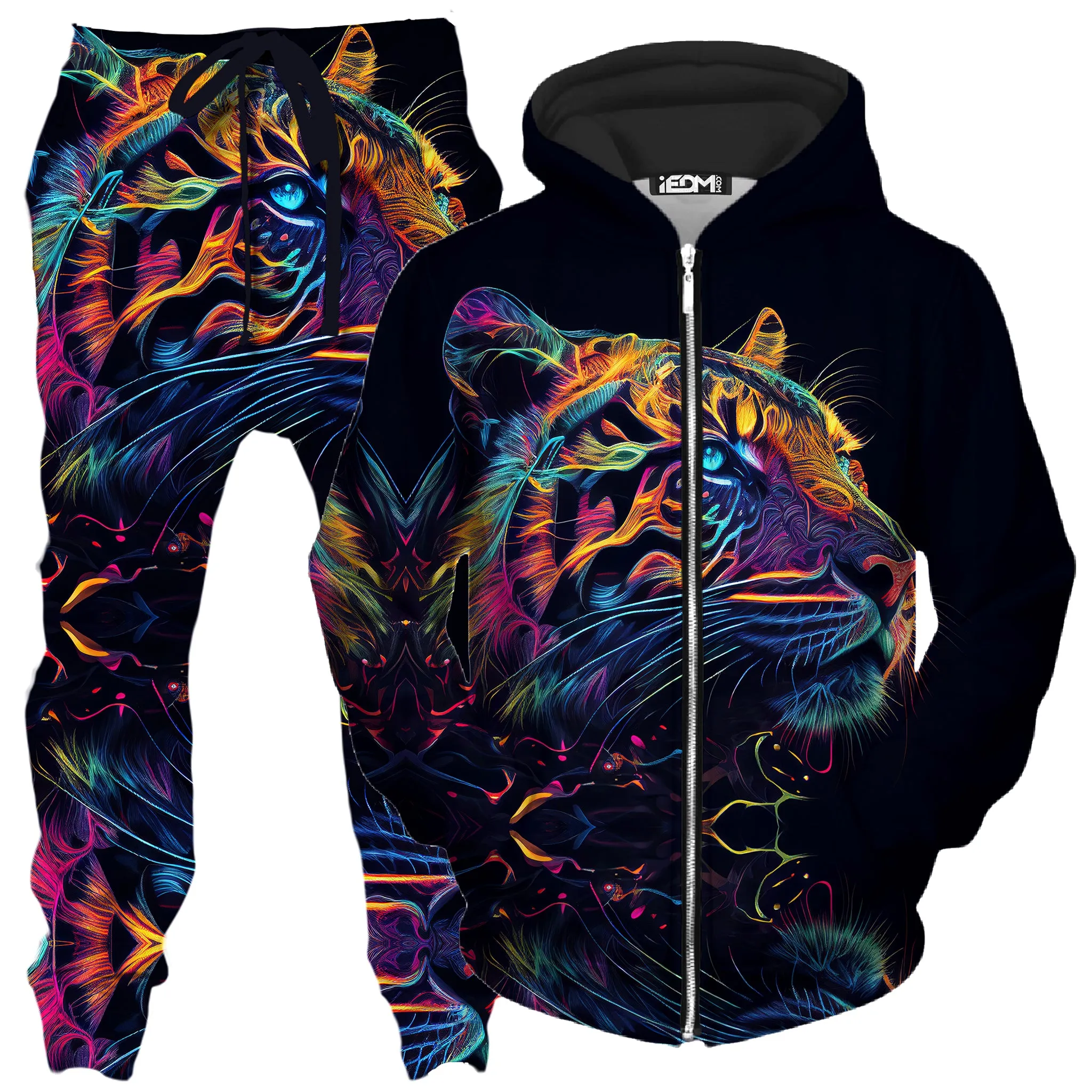Tigre Realm Zip-Up Hoodie and Joggers Combo sold by iEDM