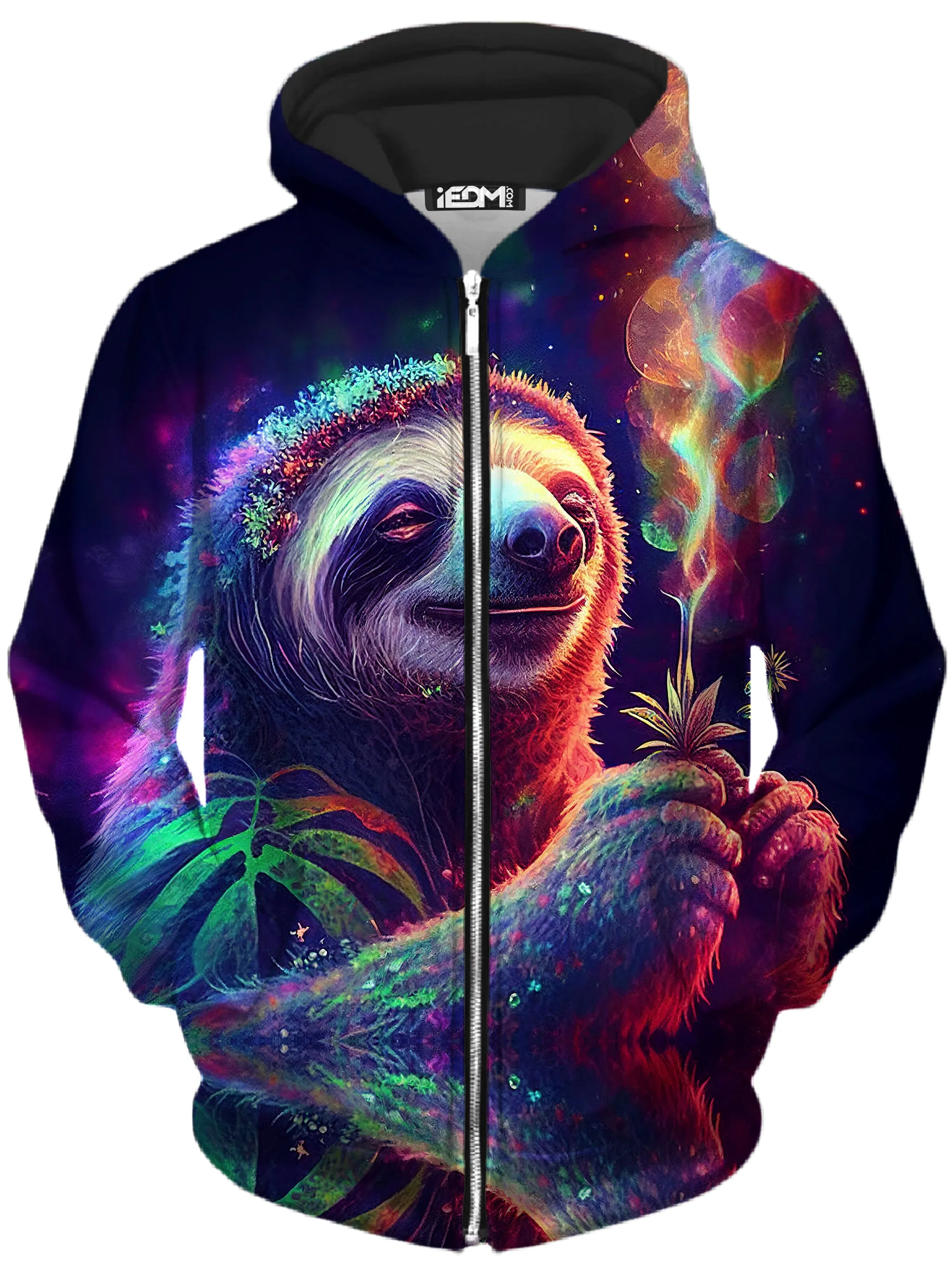 Chill Sloth Zip-Up Hoodie and Joggers Combo sold by iEDM product image thumbnail 2