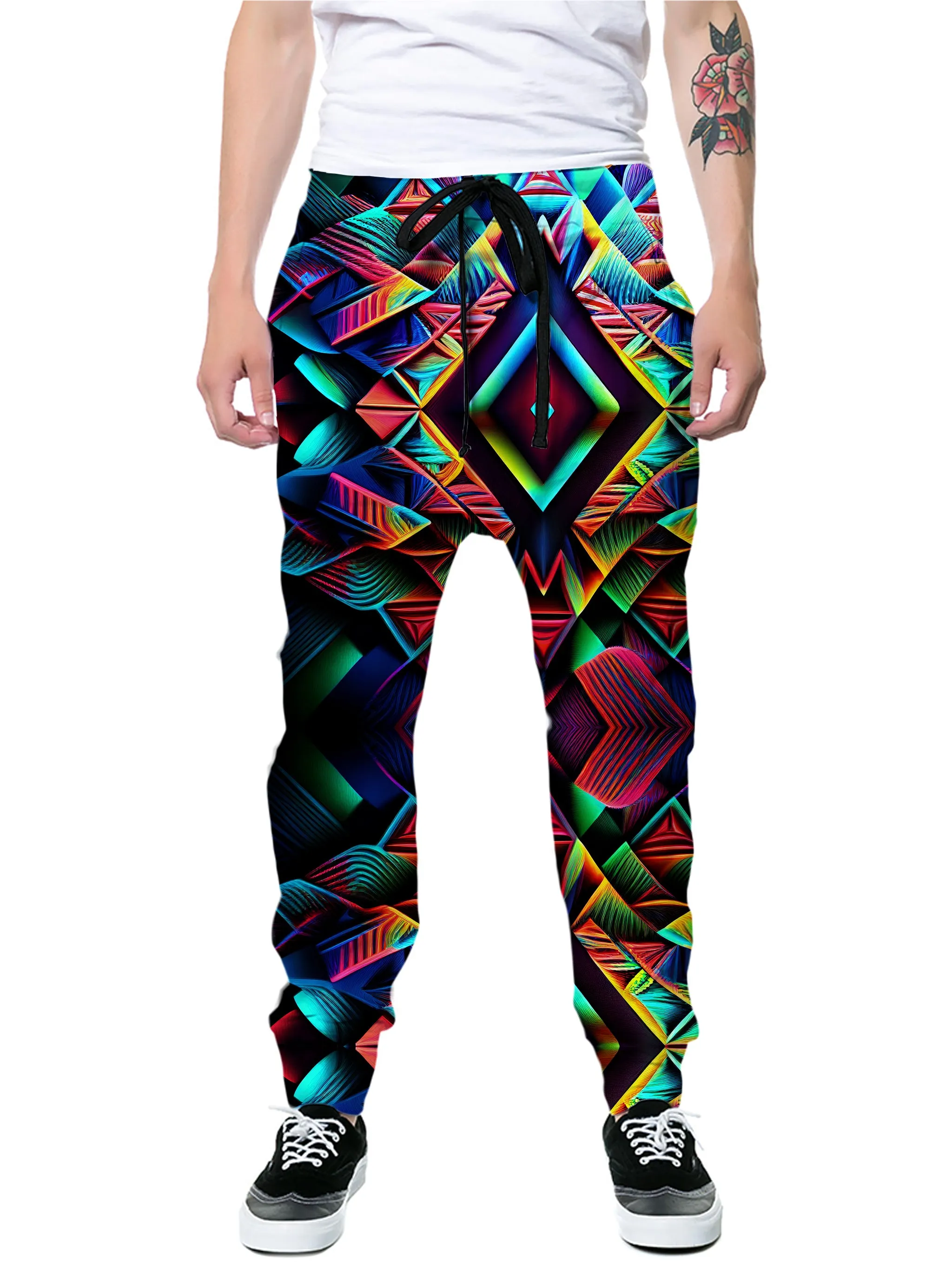 Psychedelic Tribal Zip-Up Hoodie and Joggers Combo sold by iEDM product image thumbnail 3