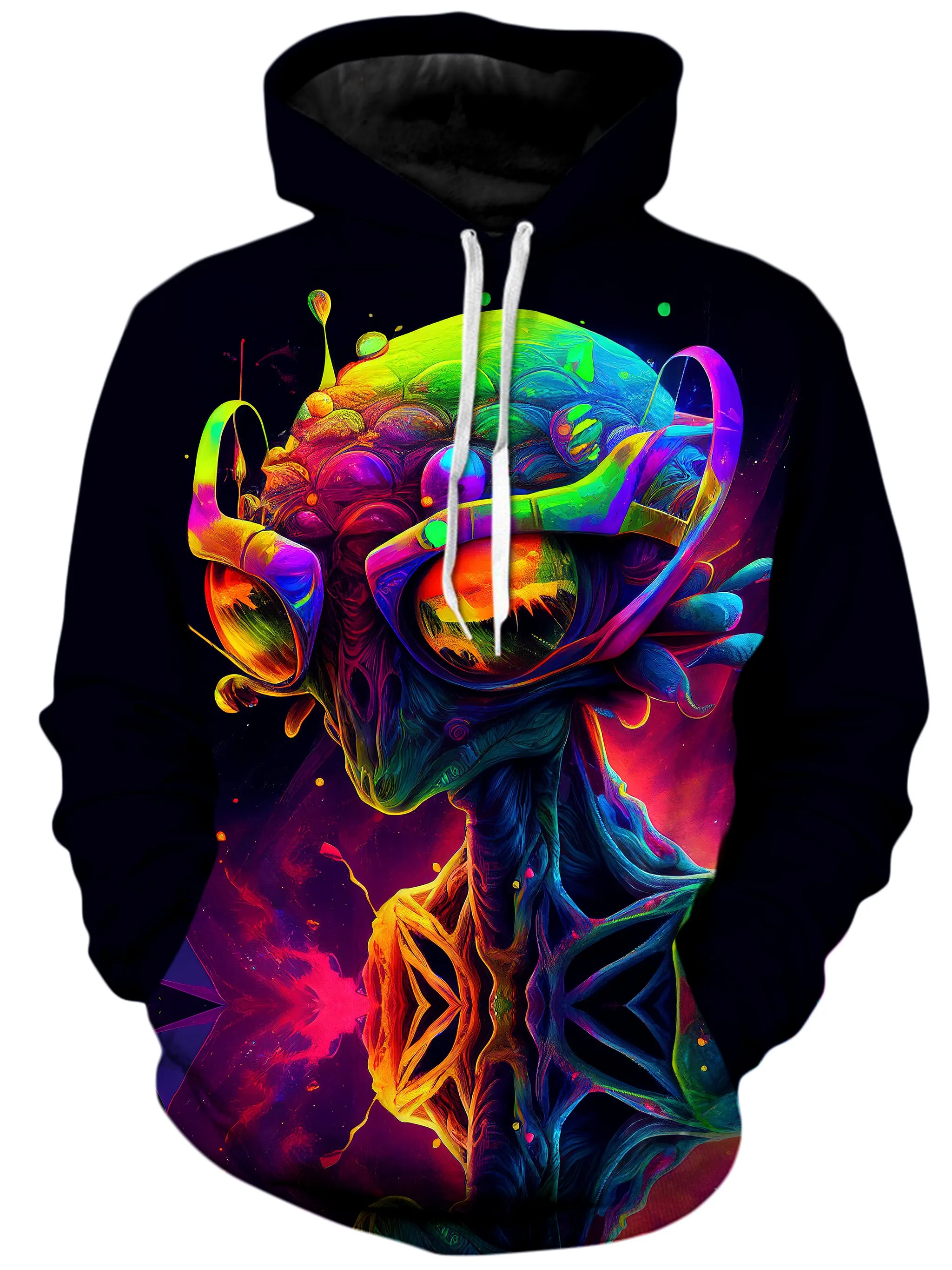Psychedelic Alien Hoodie and Joggers Combo sold by iEDM product image thumbnail 2