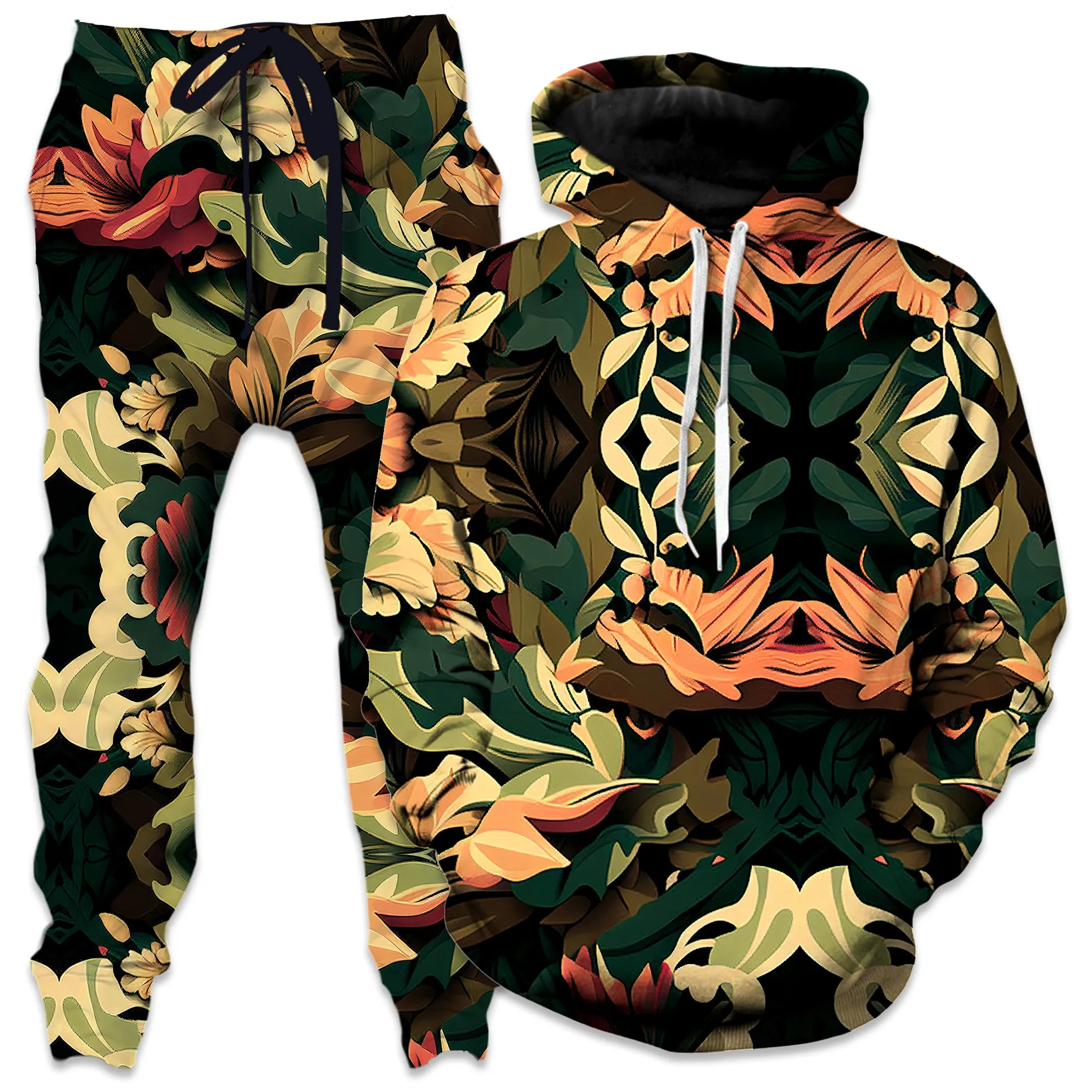 Floral Camo Hoodie and Joggers Combo sold by iEDM