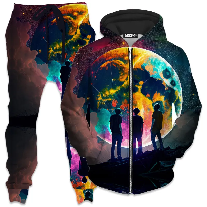 Lost In Space Zip-Up Hoodie and Joggers Combo sold by iEDM